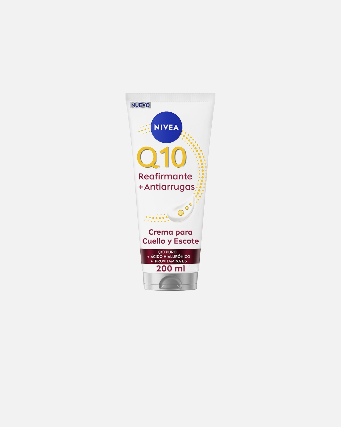 Dekolletépflege für Unisex NIVEA Q10+ Straffende Anti-Falten-Creme für Hals und Dekolleté 200 ml