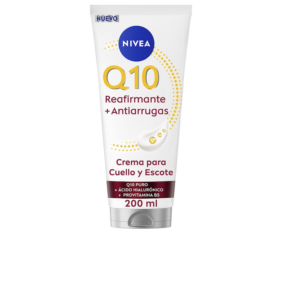 NIVEA Q10+ Straffende Anti-Falten-Creme für Hals und Dekolleté 200 ml
