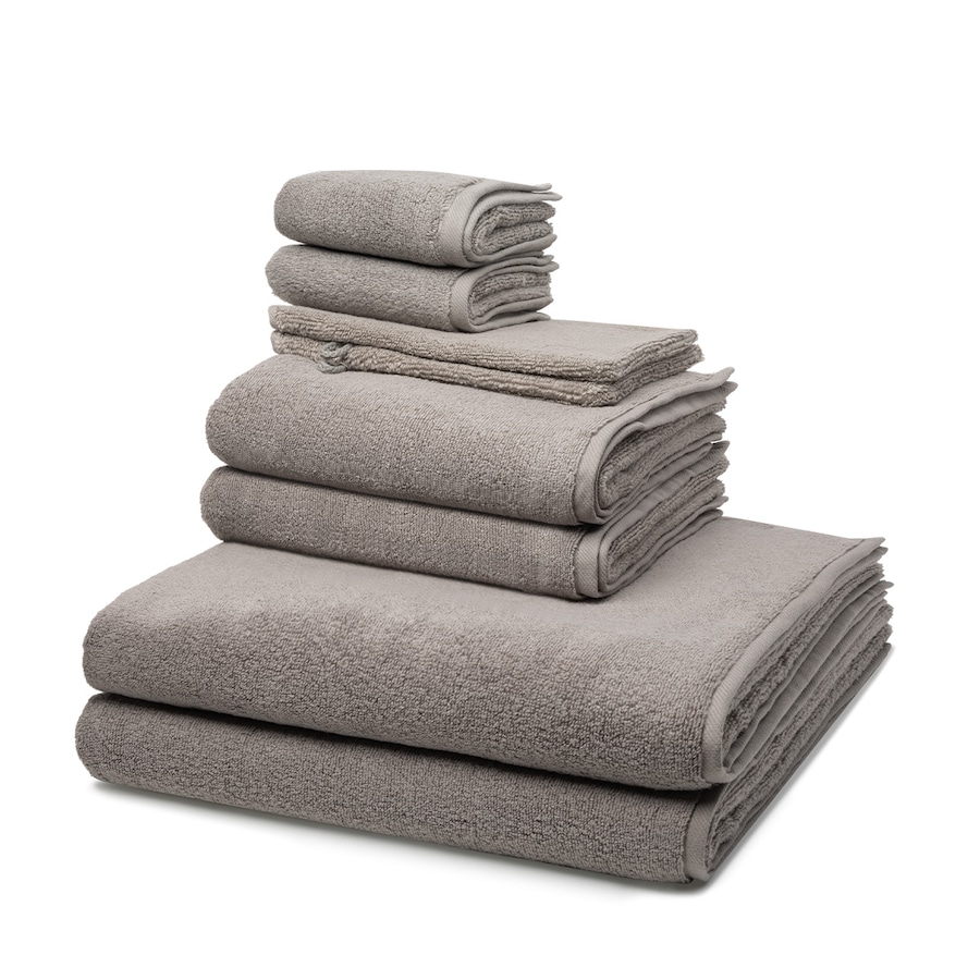 ROSS Sensual Skin 8-teilig Handtuch-Set Flanell Grau