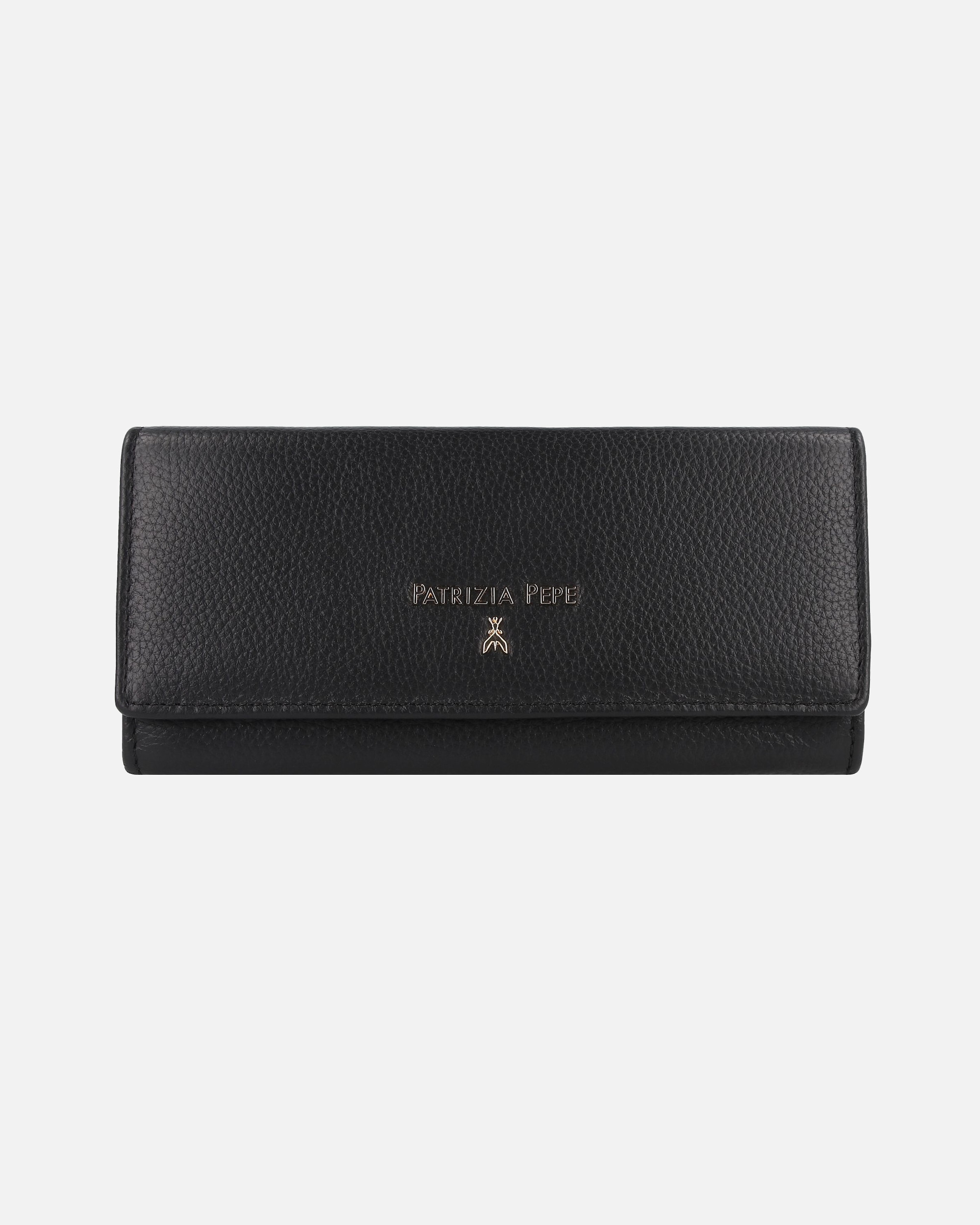 Portemonnaie für Weiblich Patrizia Pepe Damengeldbörse nero