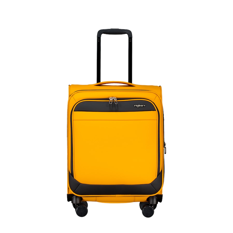 Franky Koffer T27 erweiterbar Größe 55 cm Dark Yellow Black