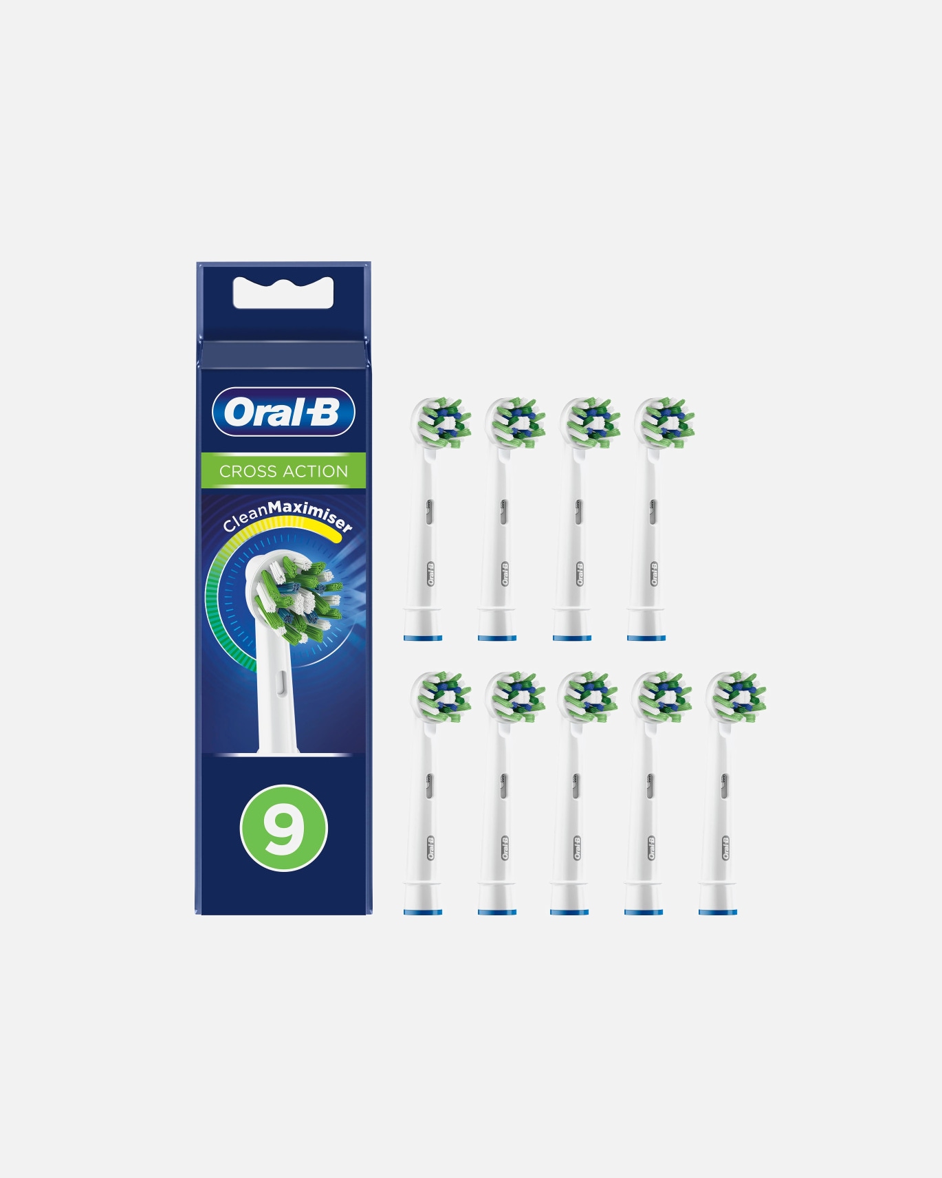 Elektrische Zahnbürste für Unisex Oral-B Precision Clean Aufsteckbürsten 9 Stück 1 Stück
