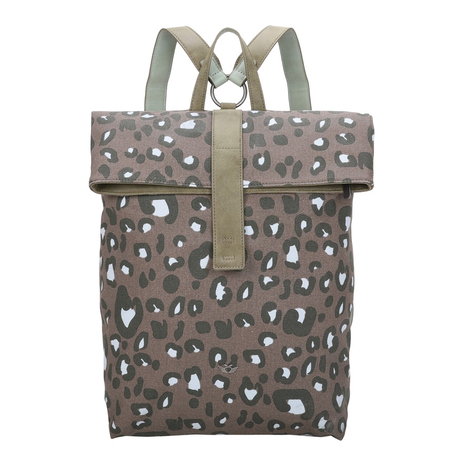 Fritzi aus Preußen Rucksack Izzy03 mit stufenlosvertellbaren Trägern grün Hellbraun Herren