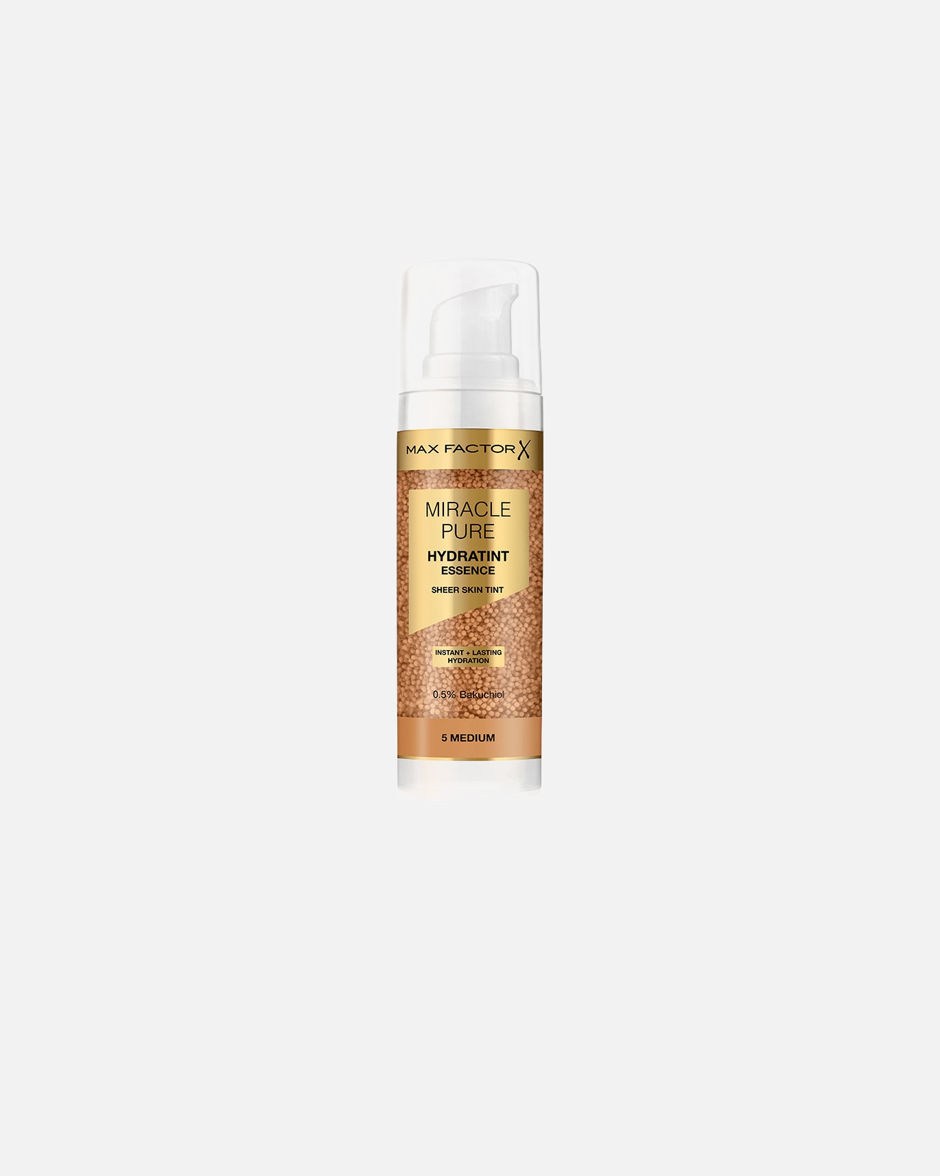Foundation für Unisex Max Factor MIRACLE PURE Feuchtigkeitsessenz 5-Medium