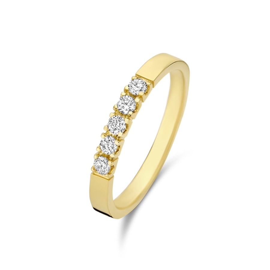 Isabel Bernard De la Paix Madeline 14 Karat | Gold Ring Diamant 0.20 IBD330018-48 Damen