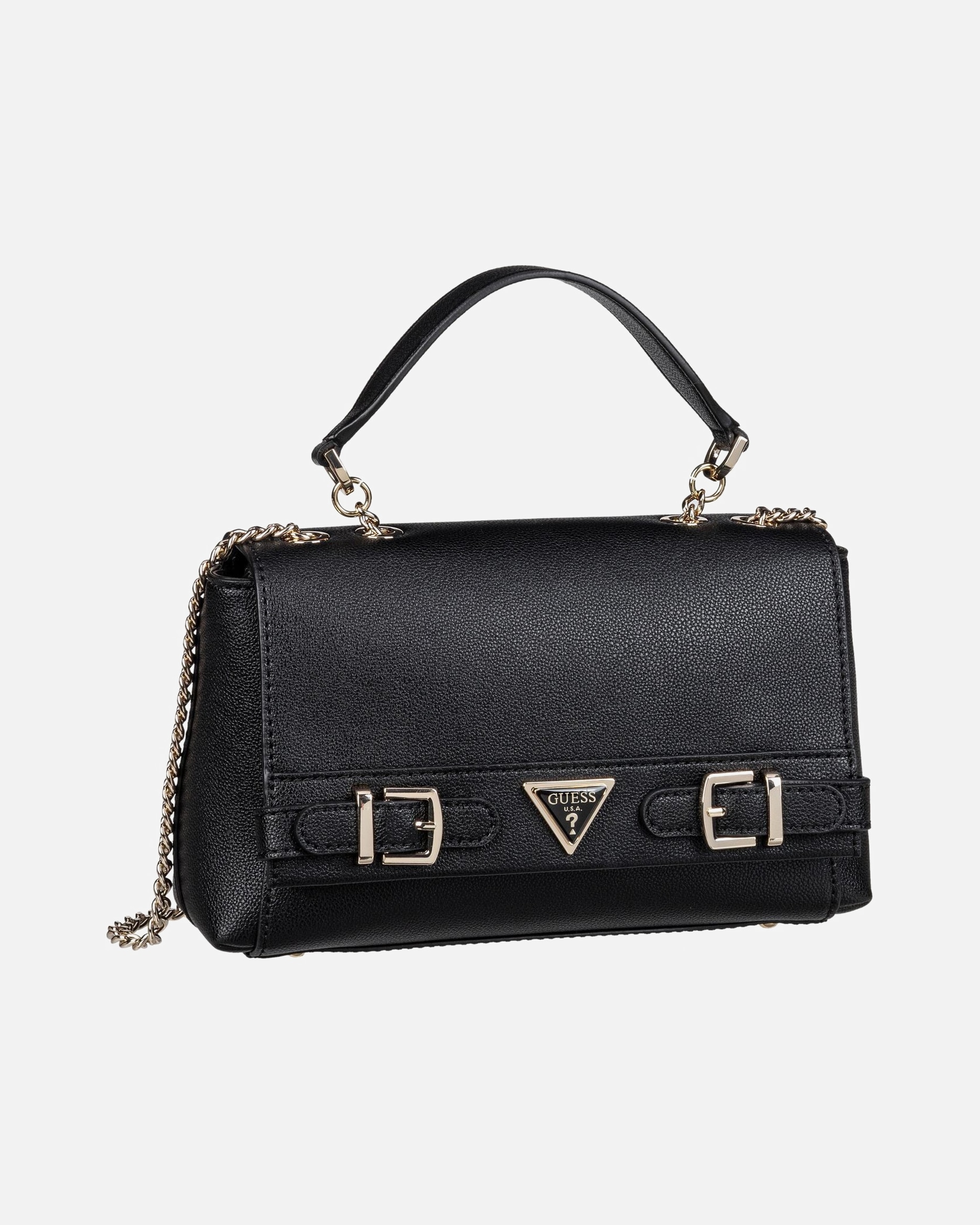 Umhängetasche für Unisex Guess Bodybag Eco Ali Convertible Flap Black