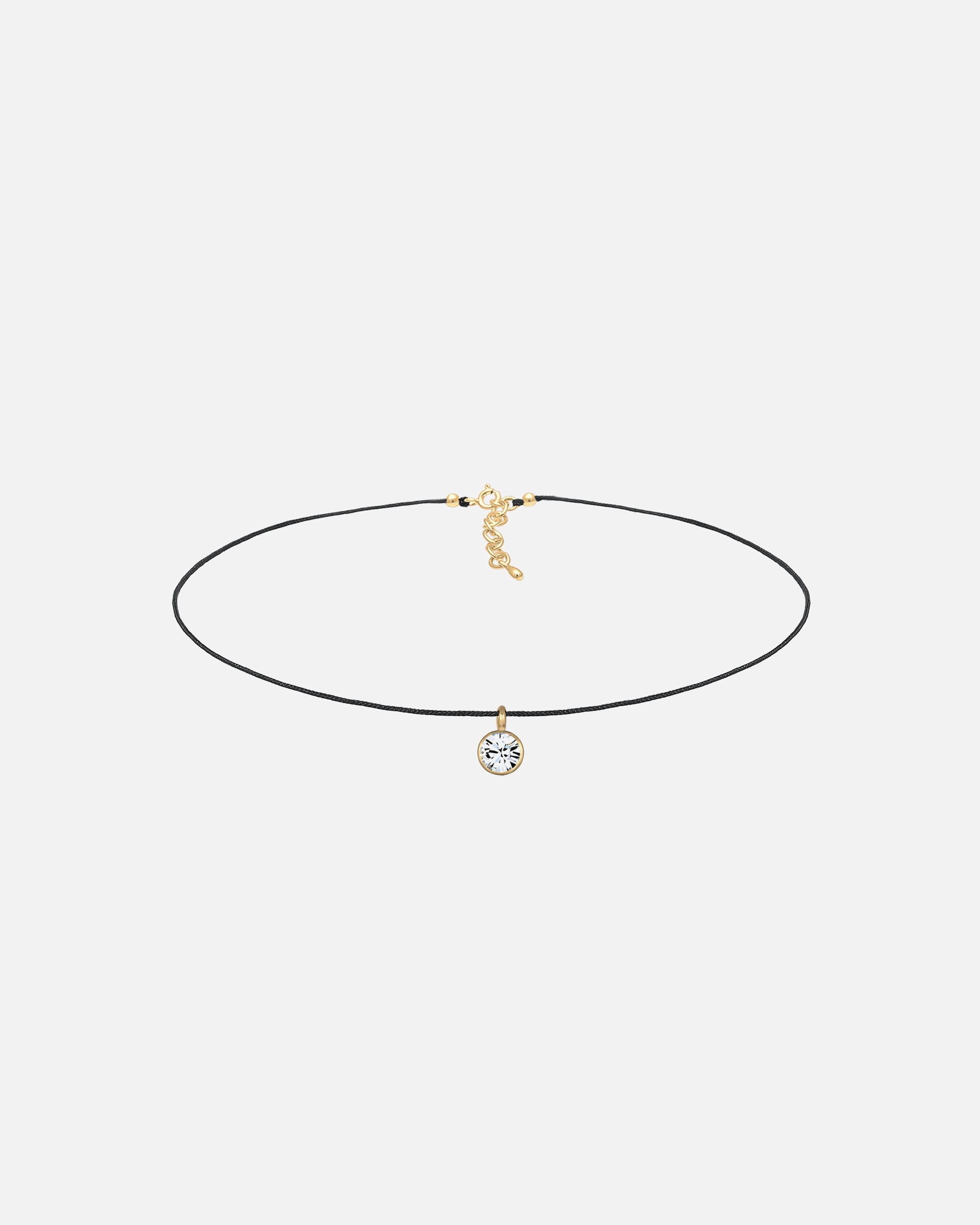 Halskette für Weiblich Elli Basic Choker 925 Silber, mit Kristallen von Swarovski® goldfarben