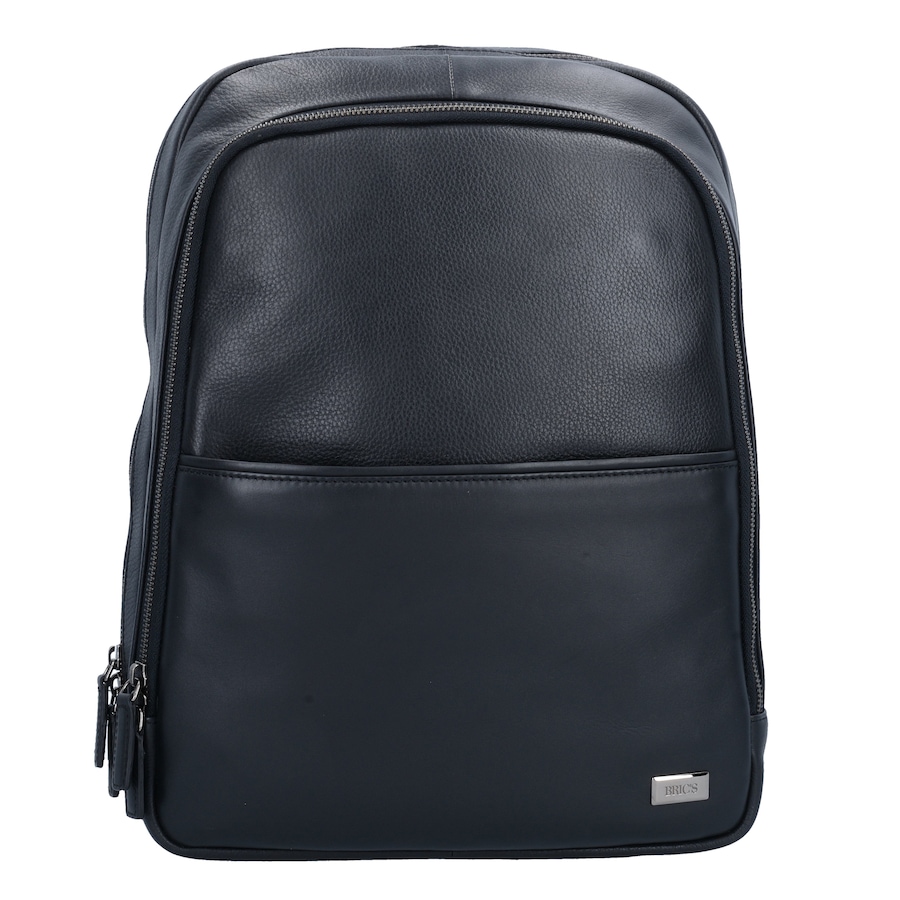 Bric's Torino Rucksack Leder 40 cm Laptopfach nero Schwarz