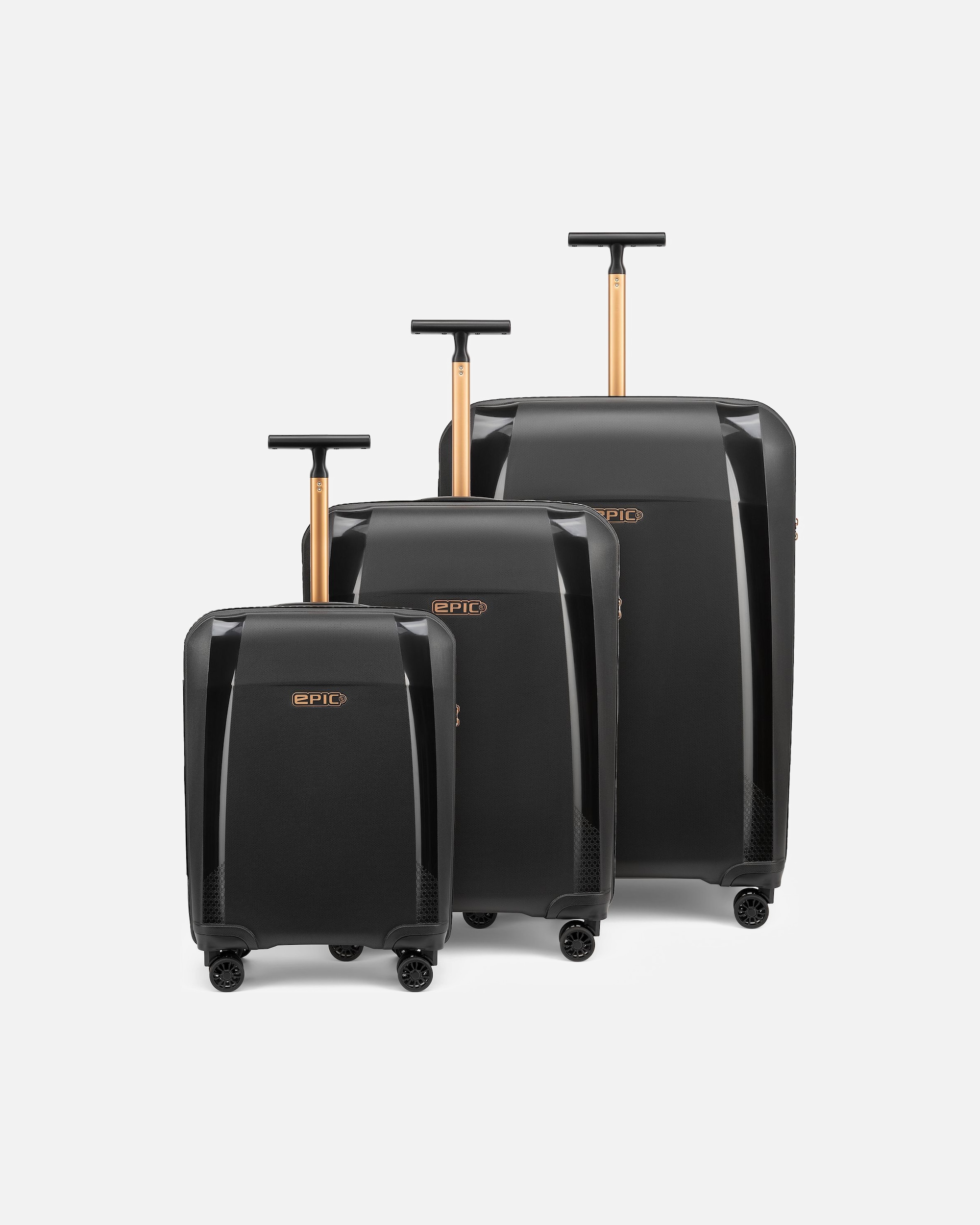 Koffer für Männlich Epic Phantom SL 4 Rollen Kofferset 3-teilig anniversary black