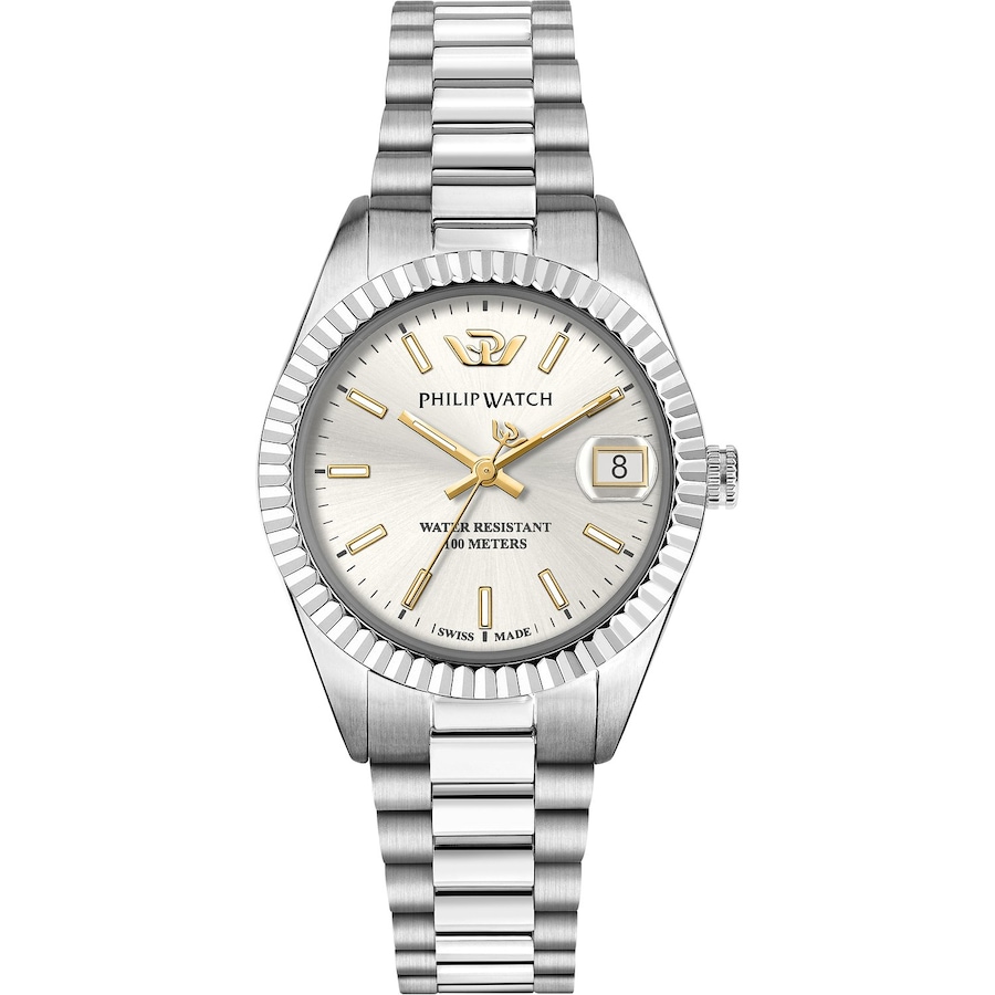 Philip Watch Damenuhr Edelstahl One Size Damen