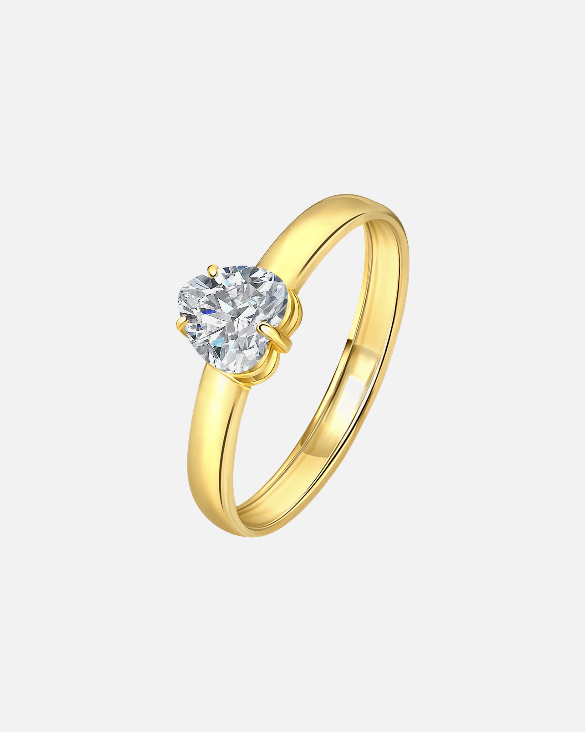 Ring für Weiblich Lucardi Ringe 9 carat 375 Gold - 50mm