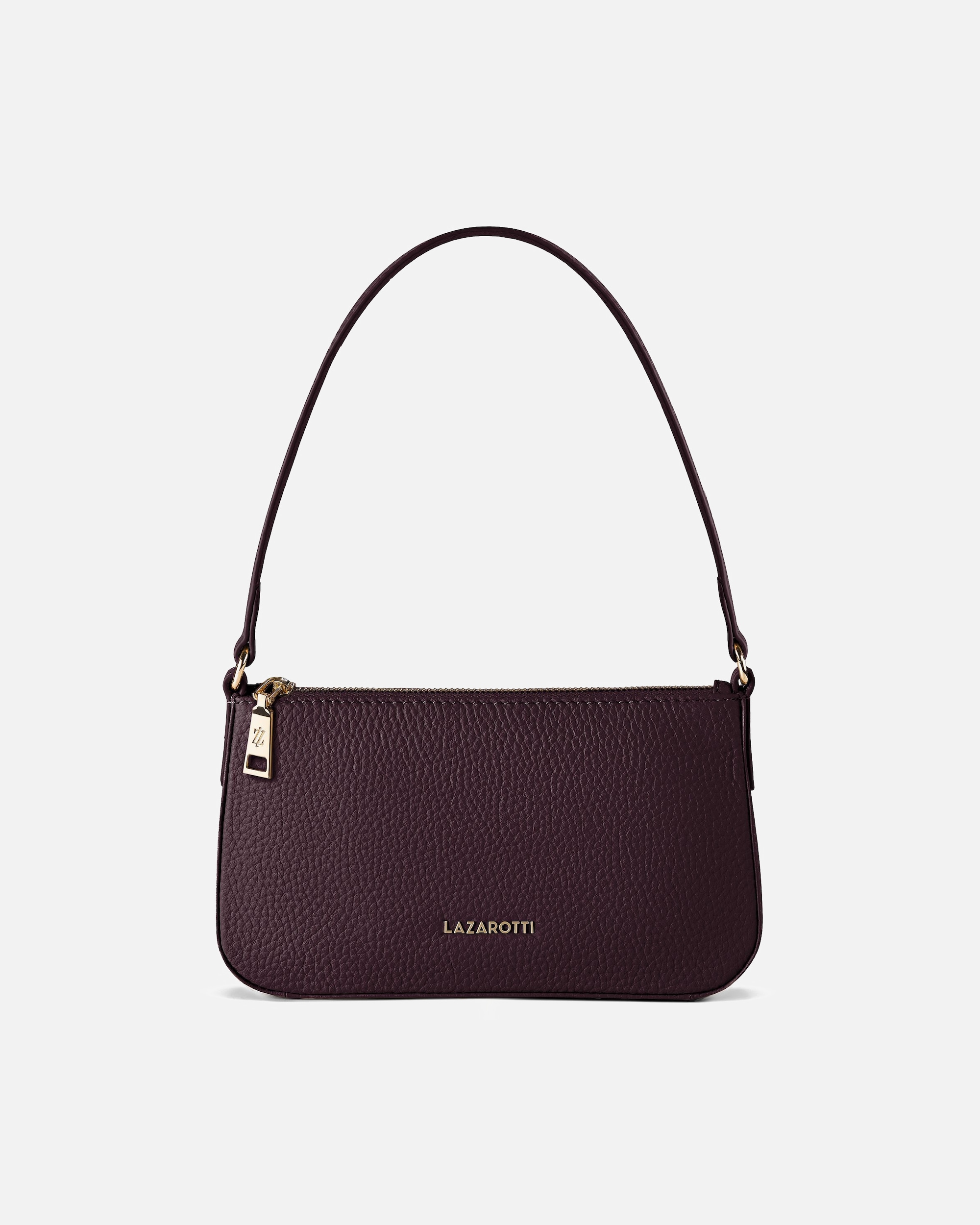 Clutch für Weiblich Lazarotti Bologna Leather Schultertasche burgundy