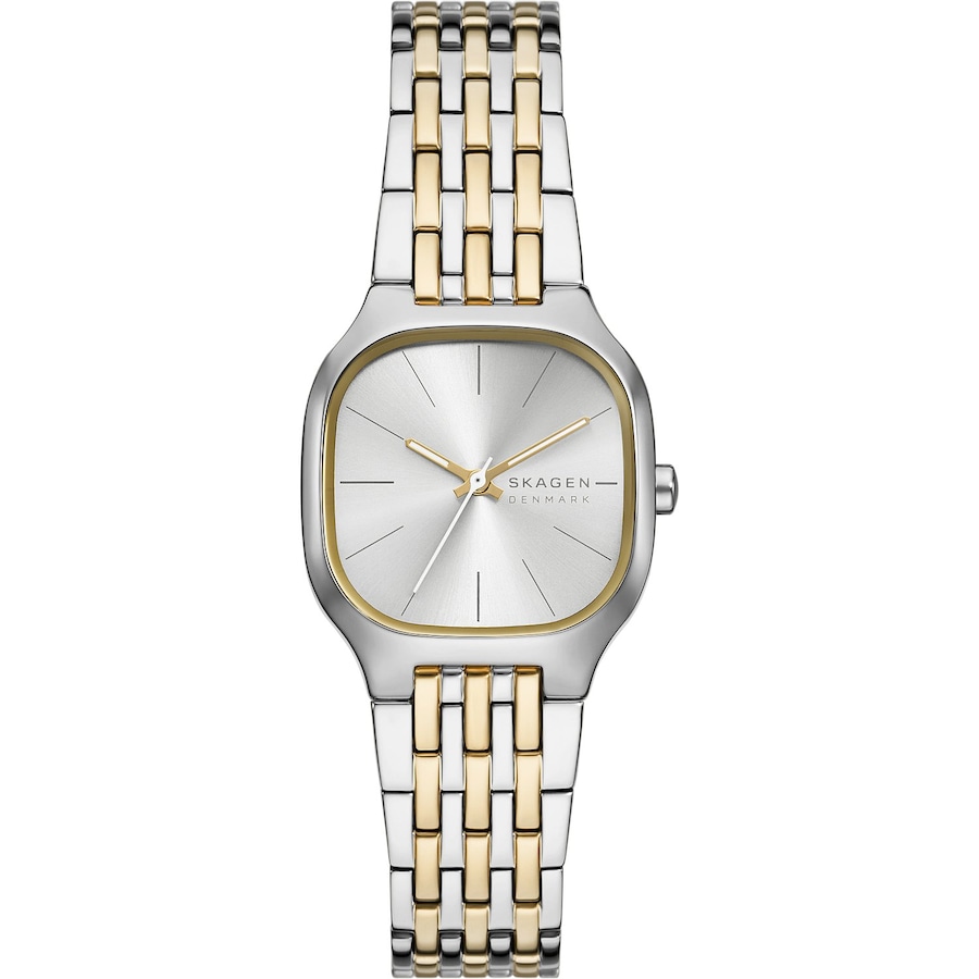 Skagen Damenuhr Edelstahl bicolor Damen
