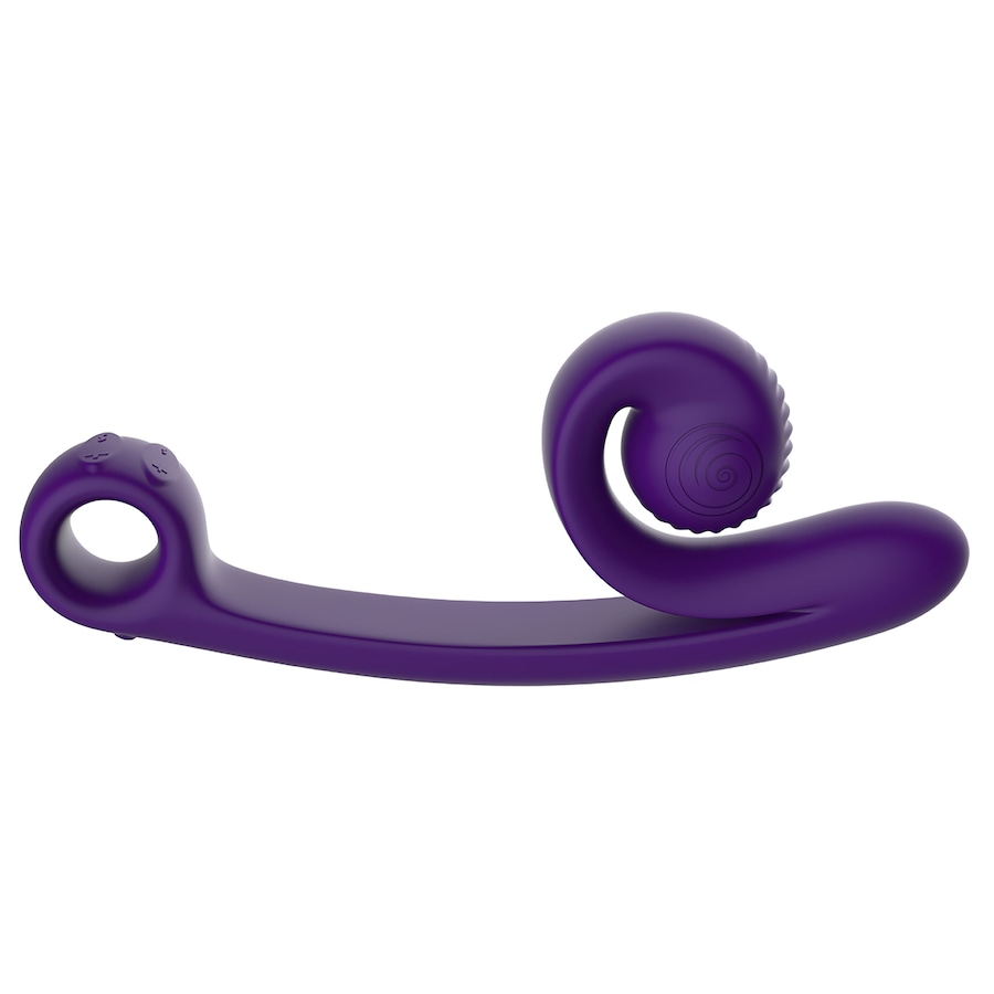 Snail Vibe G-Punkt-Vibrator mit Klitorisreizer Curve lila
