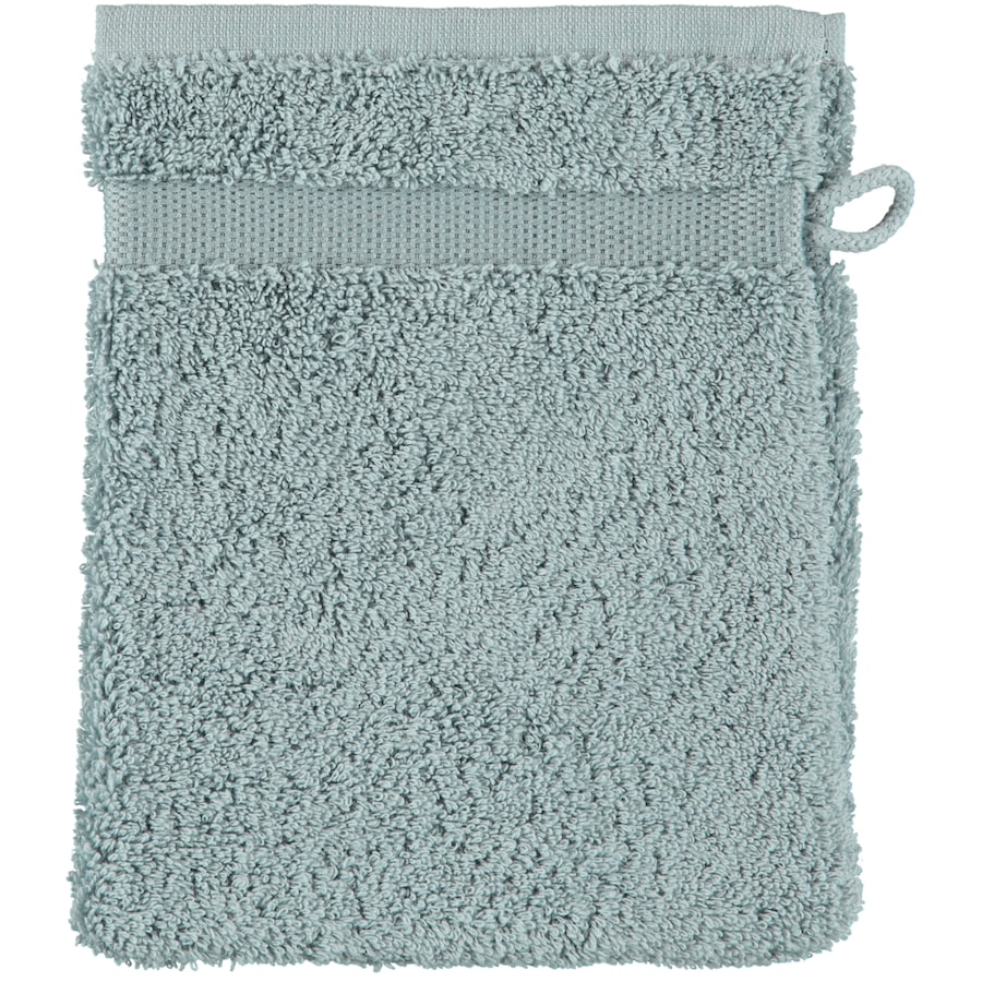 Rhomtuft Handtücher Princess aquamarin - 400 Waschhandschuh 16x22 cm Weiss