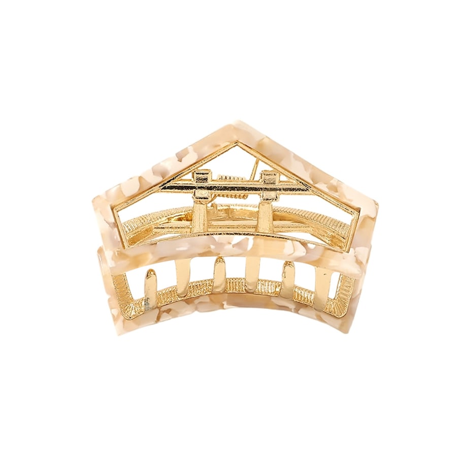 SOHO Rex Haarklammer Marble Nude Damen
