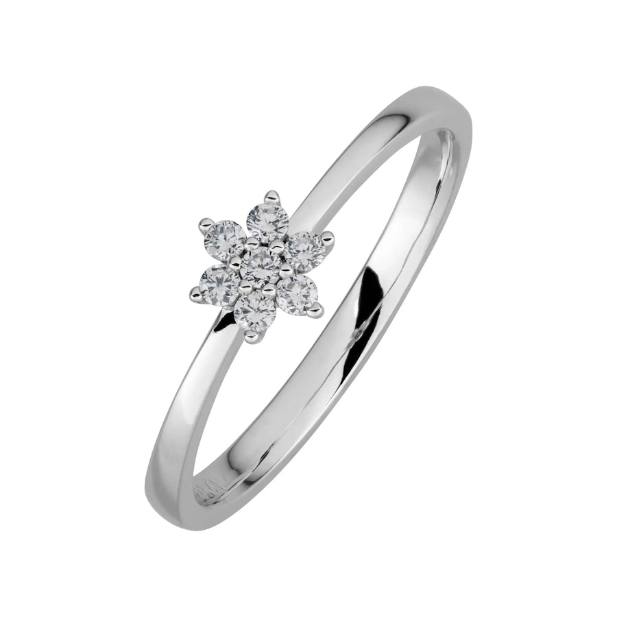 Lyomi Ring 585/- Gold Diamant Lab Grown weiß 0,13ct. 052 (16,6) Damen
