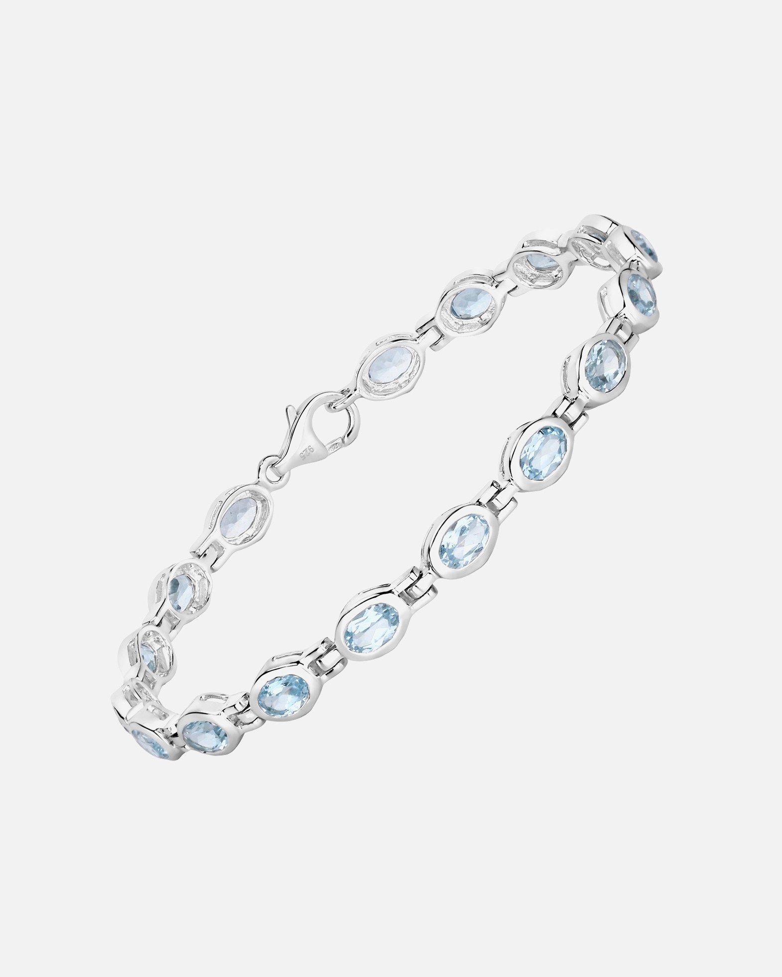 Armband für Weiblich Rafaela Donata Armband Sterling Silber Granat in Silber Blue