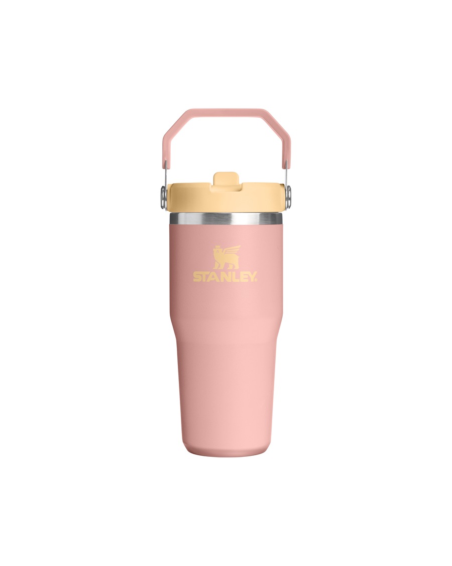 Stanley 1913 Thermobecher - 0,89L IceFlow FLIP STRAW BOTTLE 2.0 Peach Rose Silber
