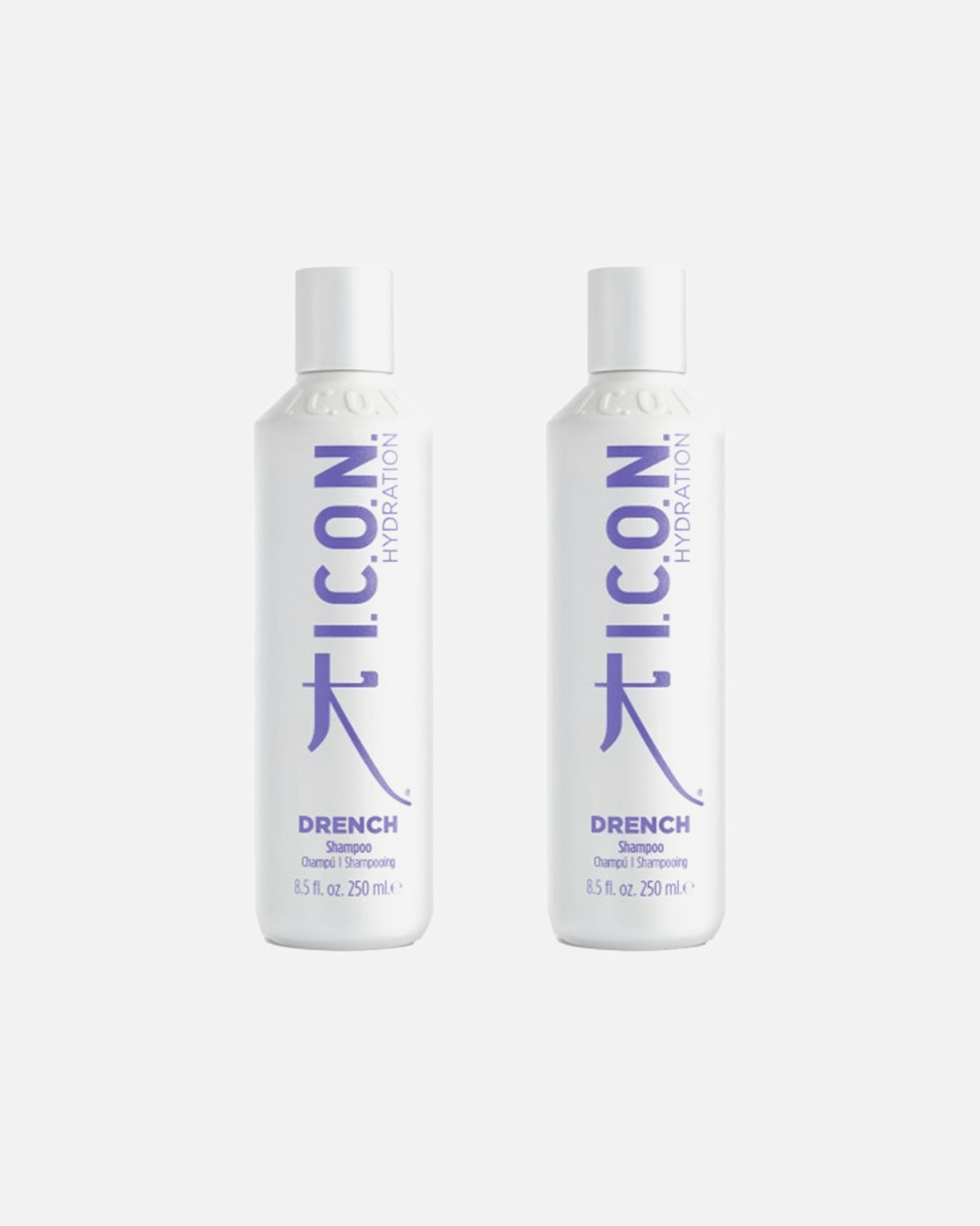 Shampoo für Weiblich ICON DRENCH Shampoo Feuchtigkeit 2er Set 1 Stück