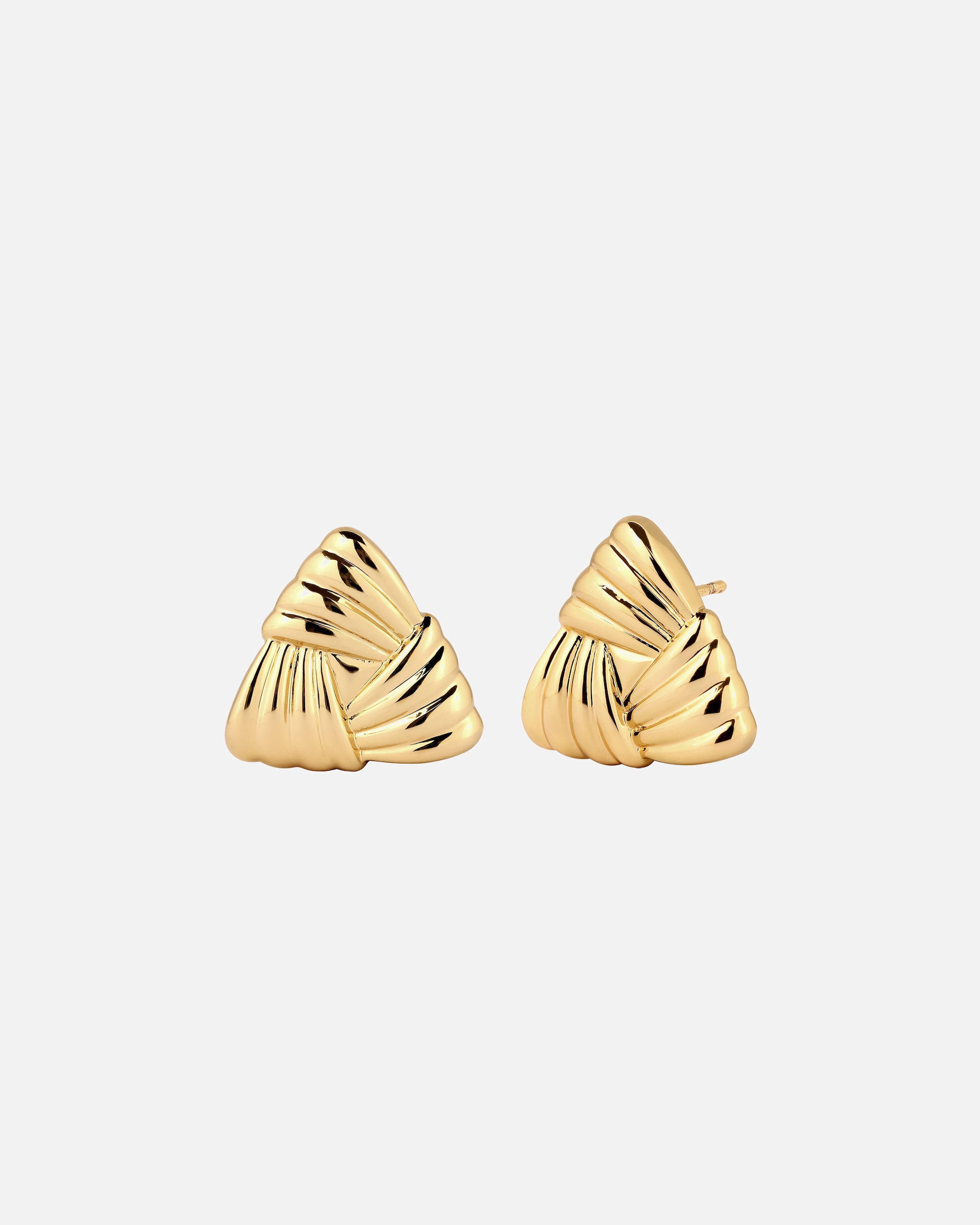 Ohrringe für Weiblich Elli Ohrstecker Dreieck Goldfarben OneSize