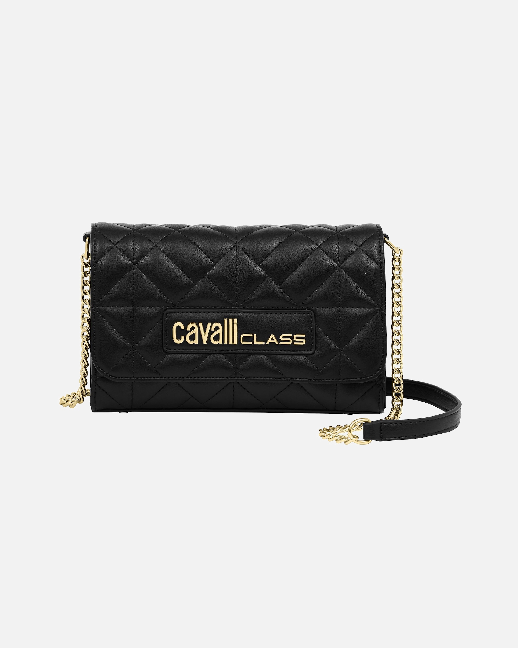 Clutch für Weiblich Cavalli Class Default Brand Line Umhängetasche black