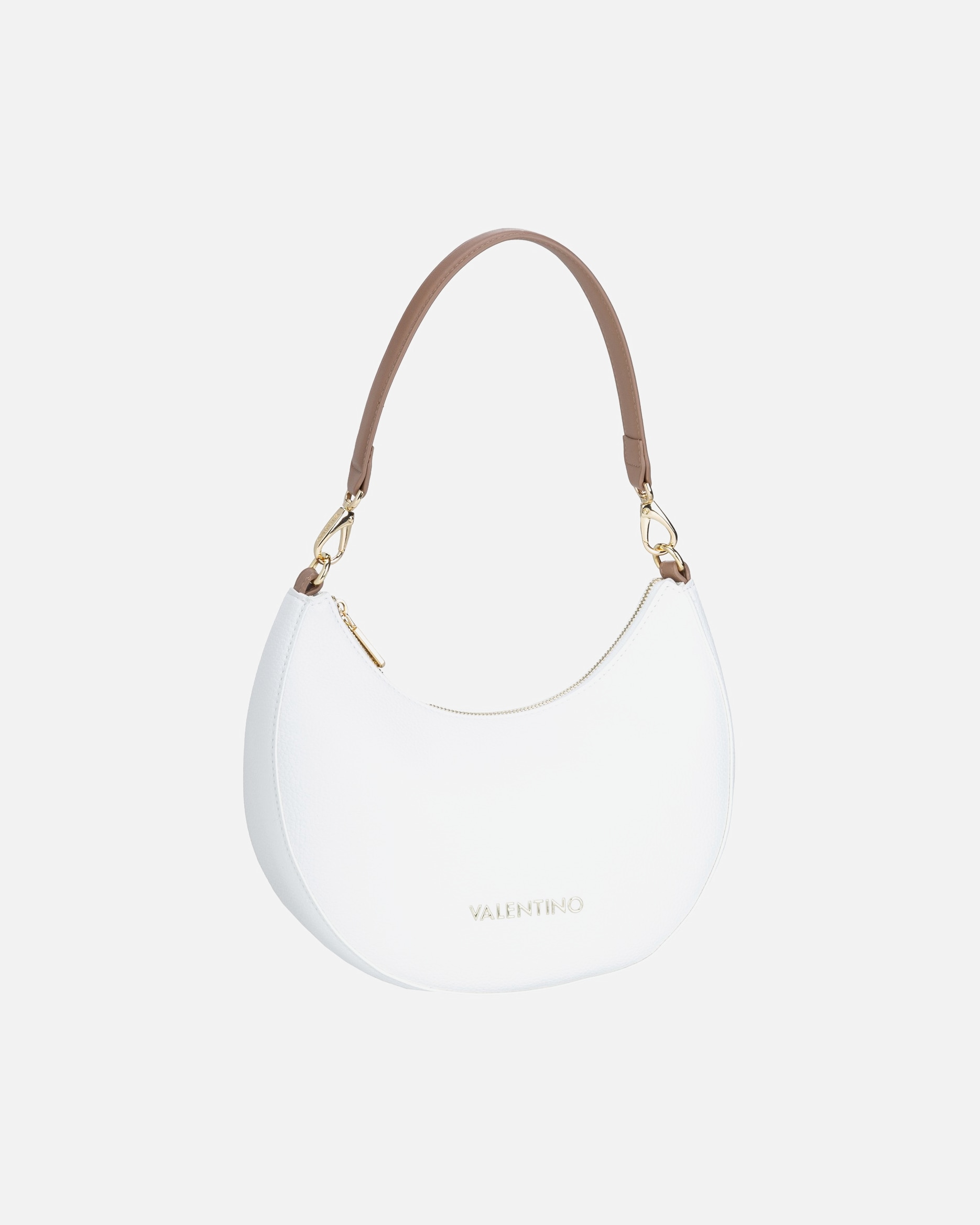 Umhängetasche für Weiblich Valentino Bags Alexia Schultertasche Bianco/Cuoio