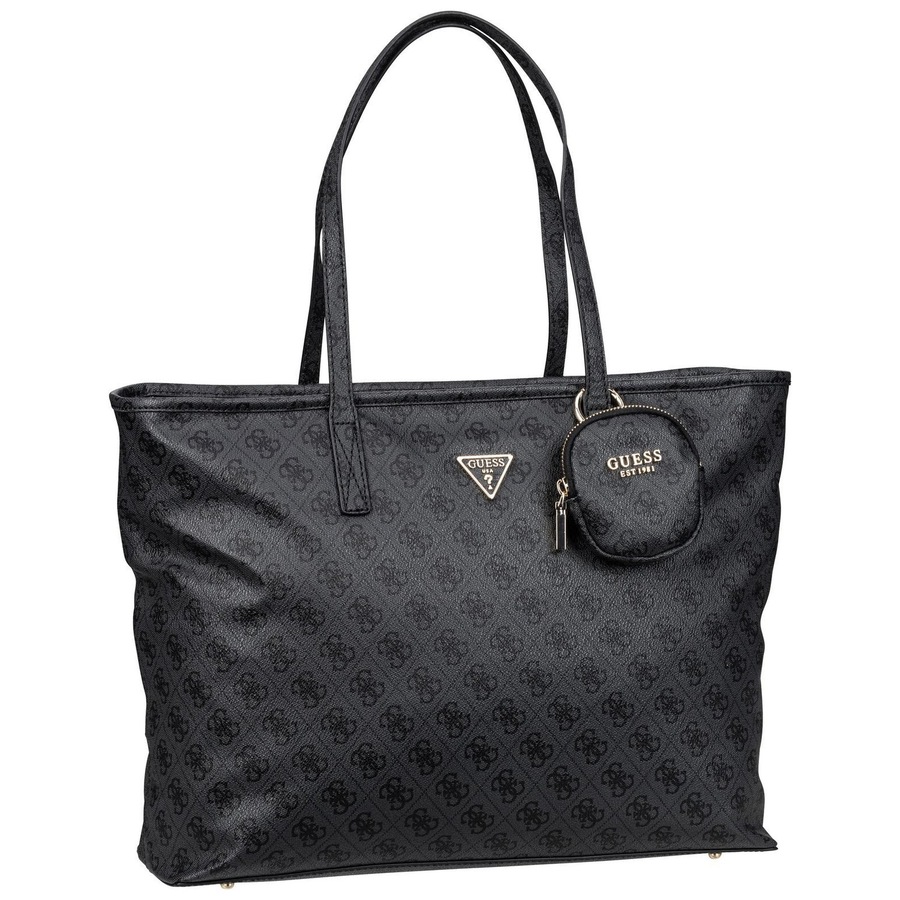 Guess Shopper Power Play II Large Tech TO 24240 Logo Coal Grau Damen