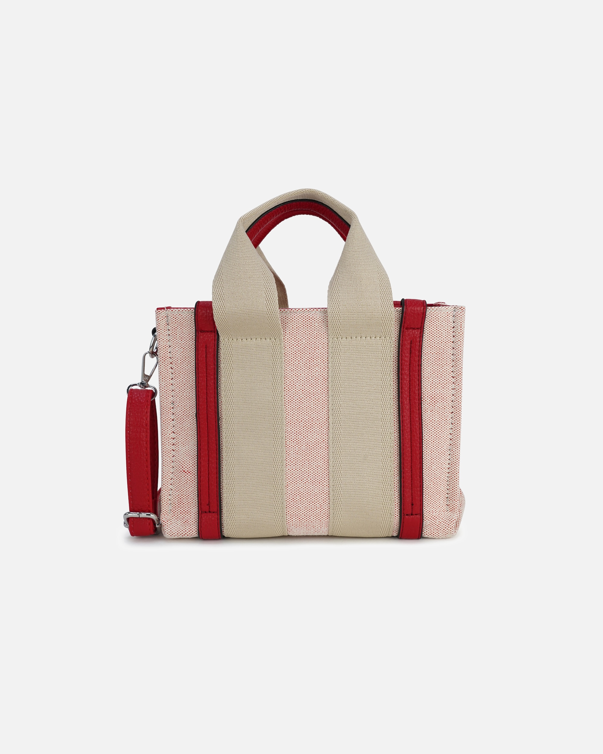 Umhängetasche für Unisex HARPA Crossbody-Tasche TAMI Canvas-Streifen rot