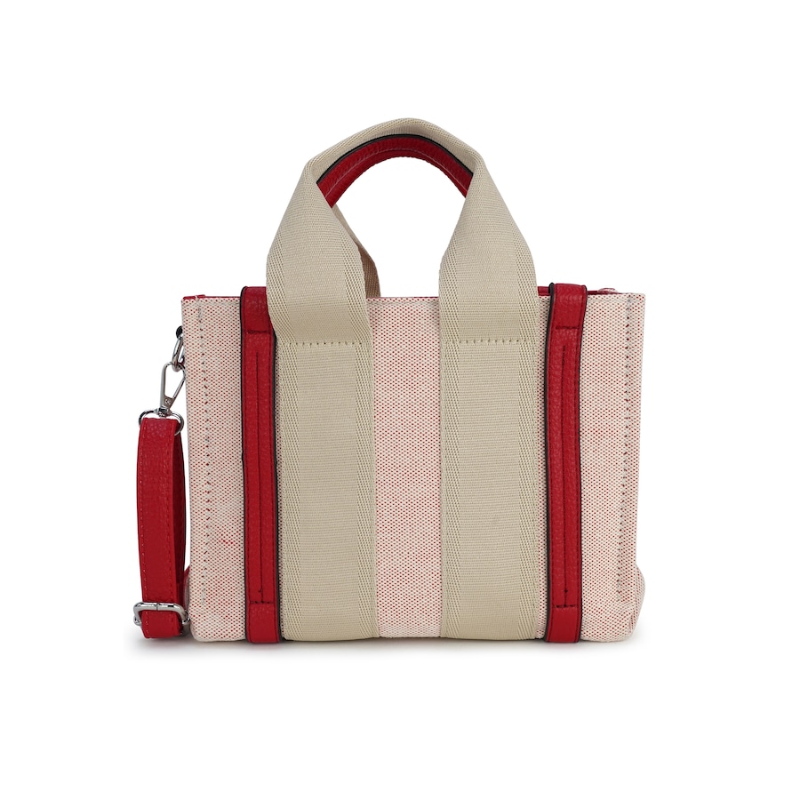 HARPA Crossbody-Tasche TAMI Canvas-Streifen rot