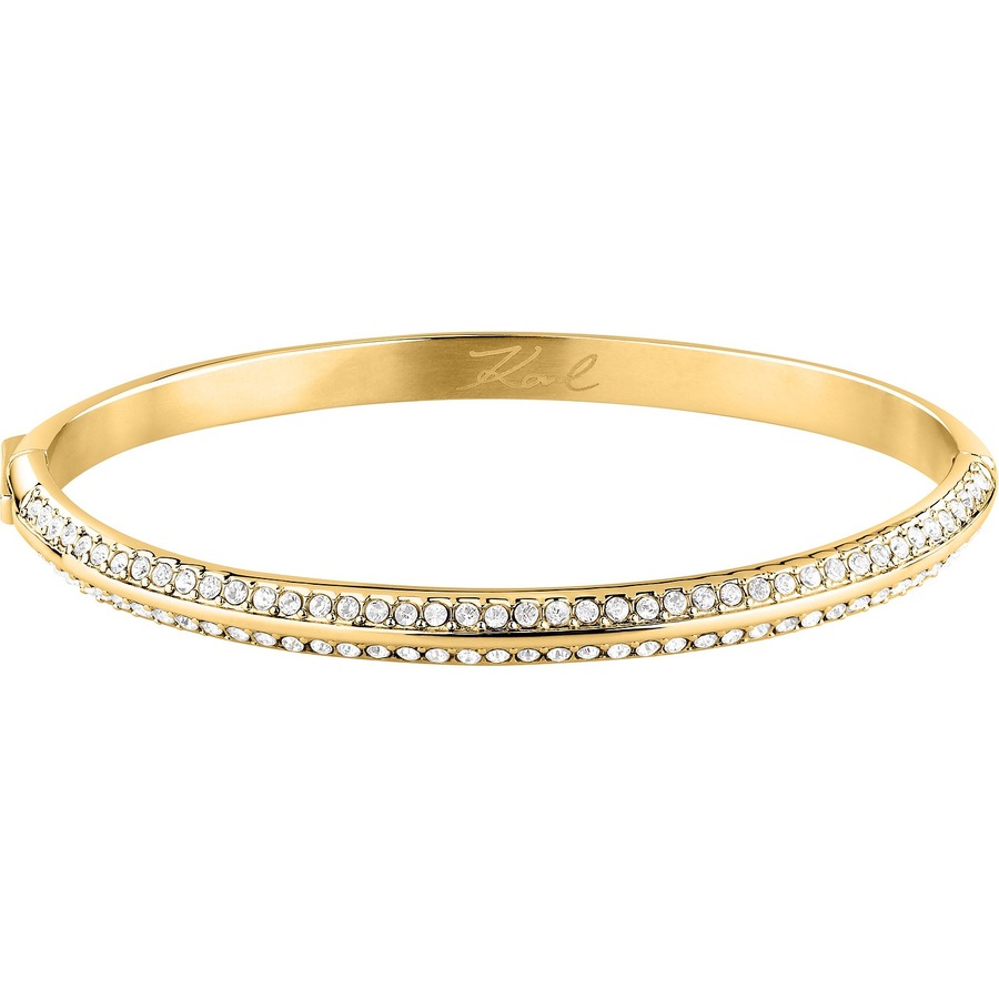 Karl Lagerfeld Armreif Edelstahl gold Damen