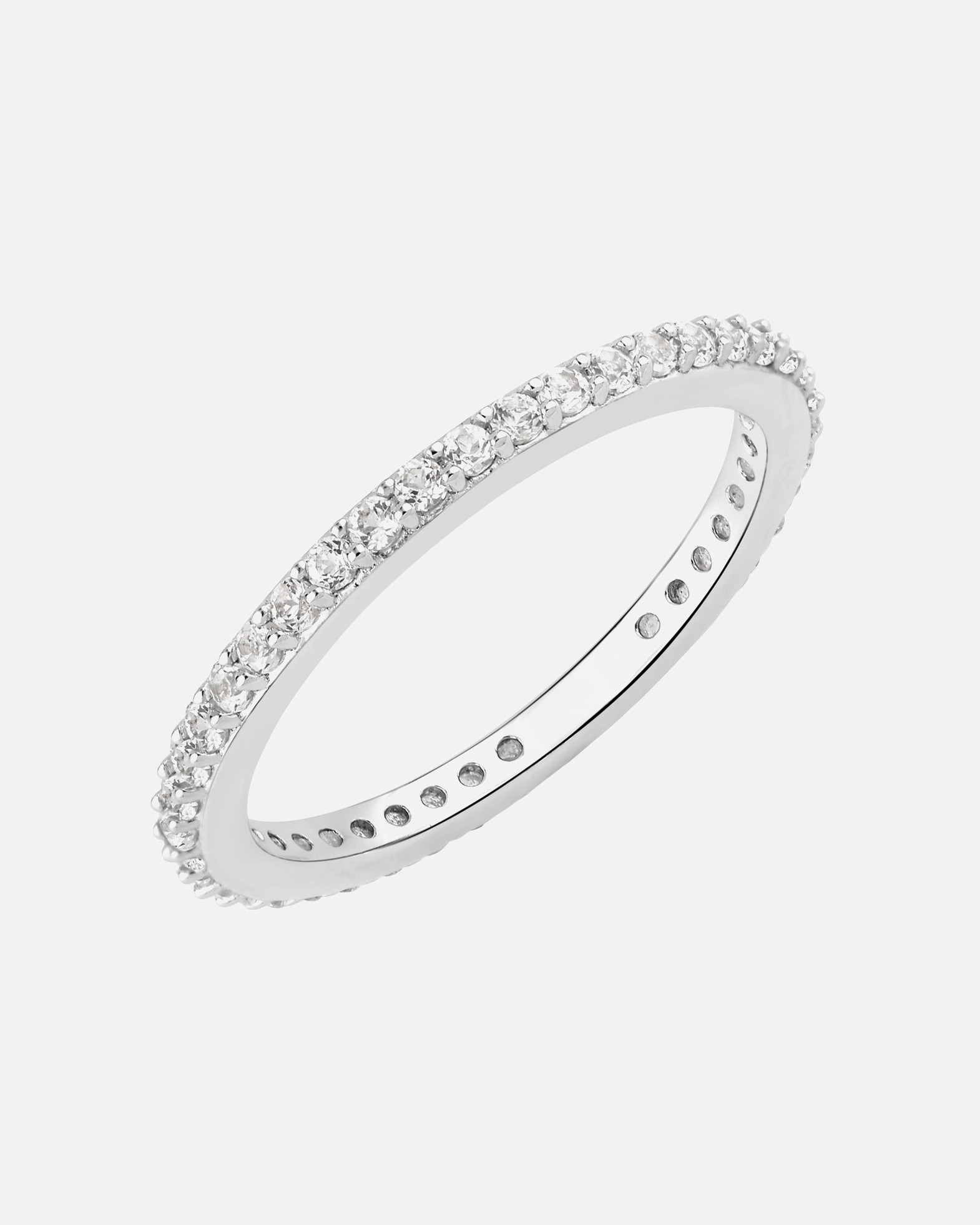 Ring für Weiblich Rafaela Donata Ring aus Sterling Silber in Silber mit Topas 52