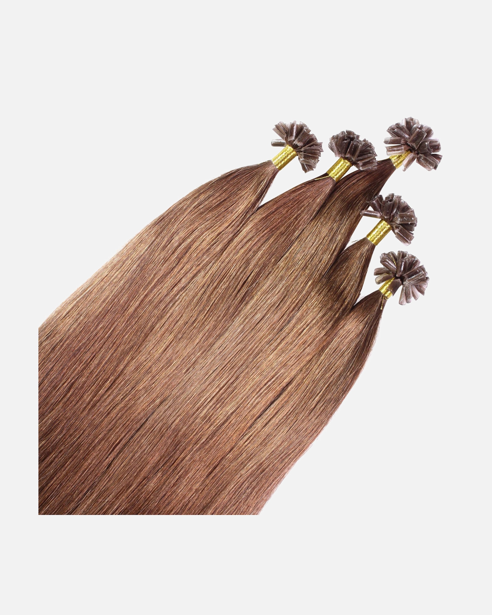 Extensions für Weiblich hair2heart Bonding Extensions Premium Echthaar #8/1 Hellblond Asch 1g 50cm