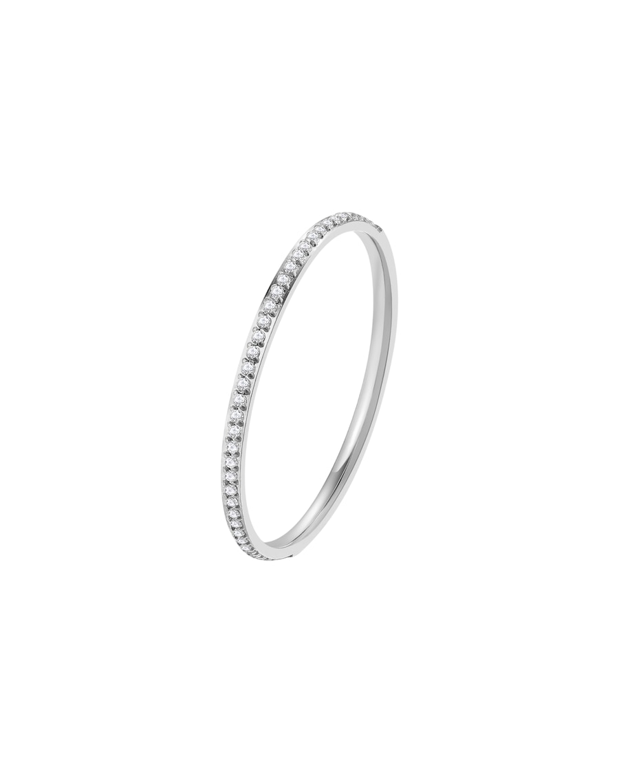 Hey Happiness Band Ring mit Zirkonia Edelstahl 52 Damen