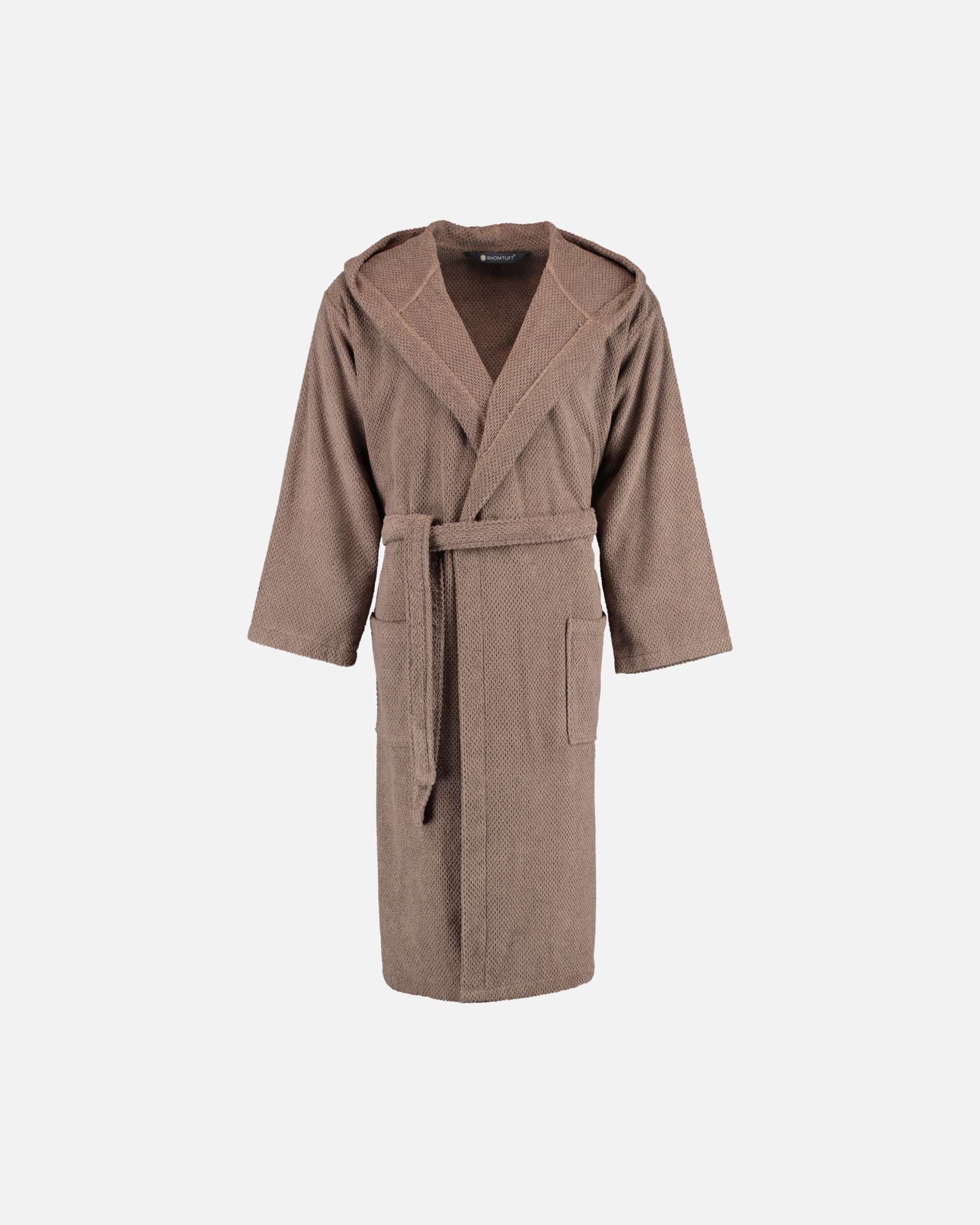 Bademantel für Unisex Rhomtuft Rhomtuft Bademäntel unisex Kapuze Baronesse taupe - 58 L