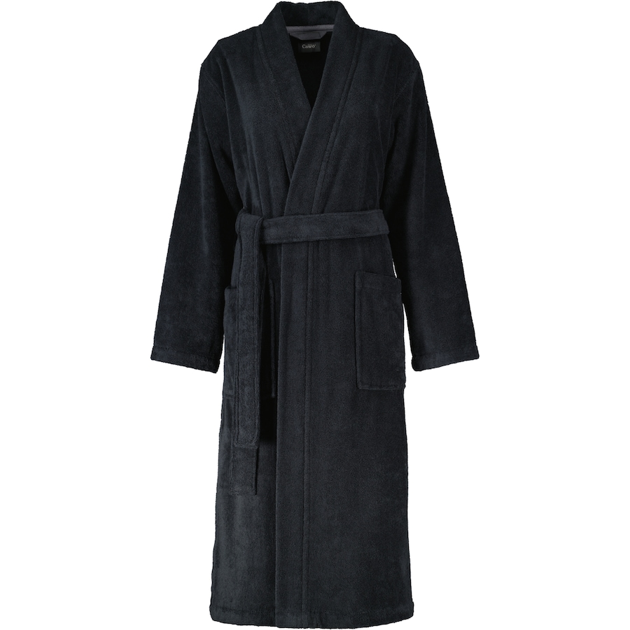 Cawö Bademäntel Damen Kimono Luxury Basics 826 lava - 97 XL Weiss