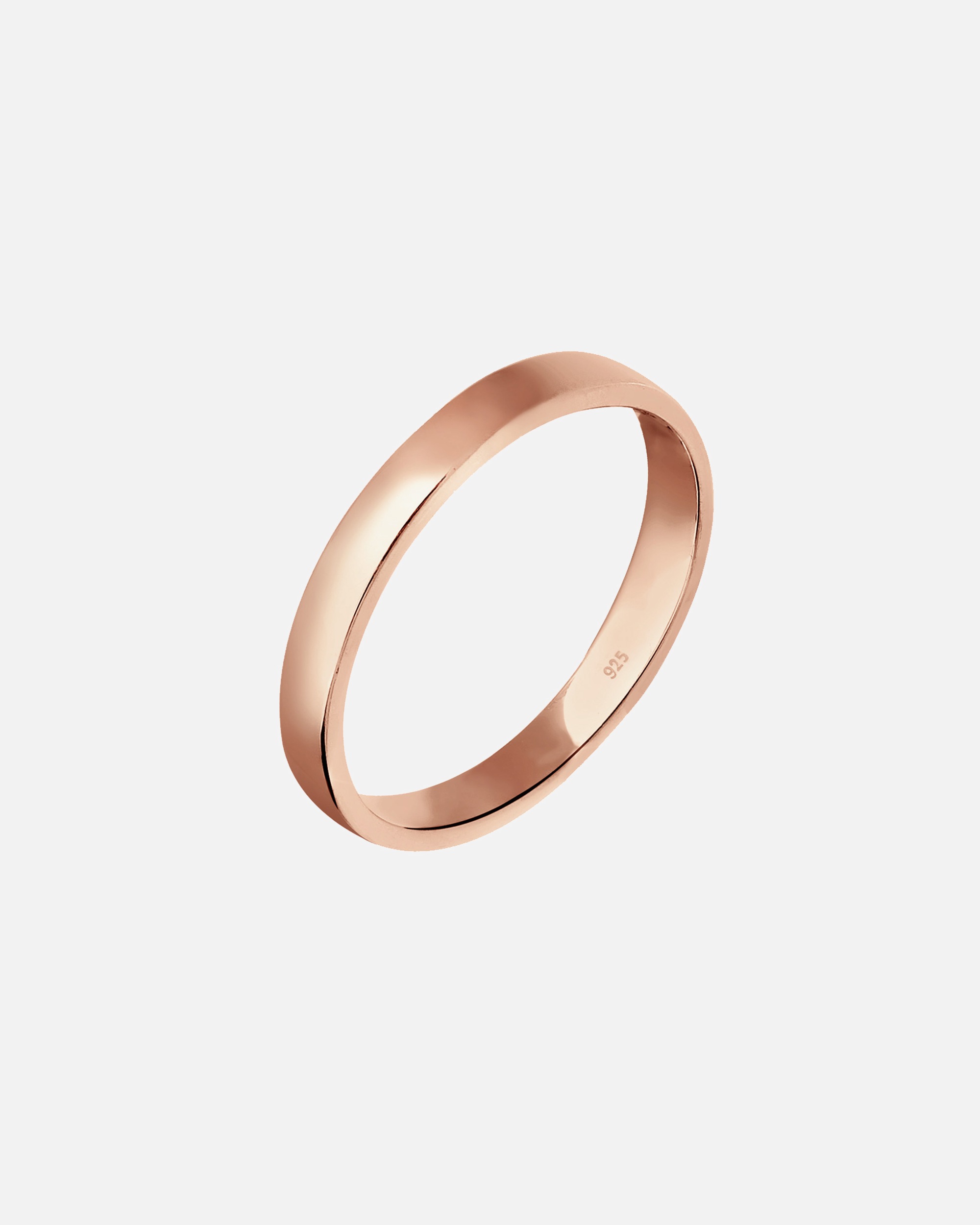 Ring für Weiblich Elli Basic Bandring Trend 925 Sterling Silber 52