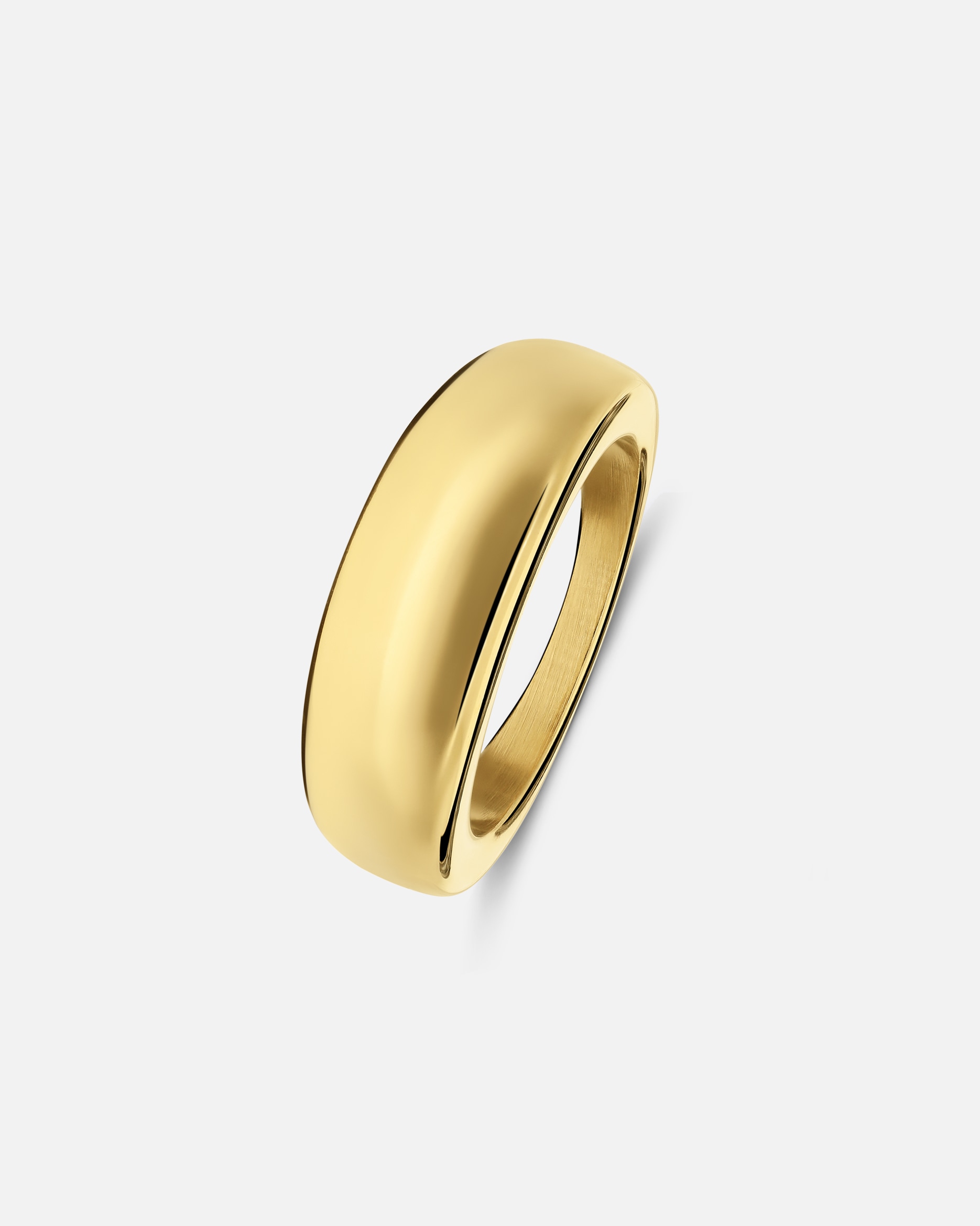 Ring für Weiblich Lucardi Ring Stahl Gold - 66mm