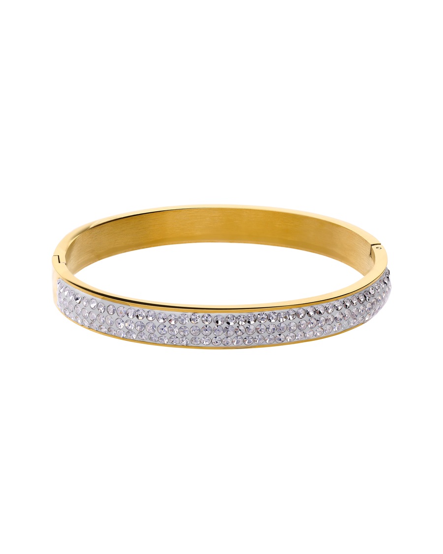 Lucardi Armband mit Steinen Gold - 58.0mm Damen