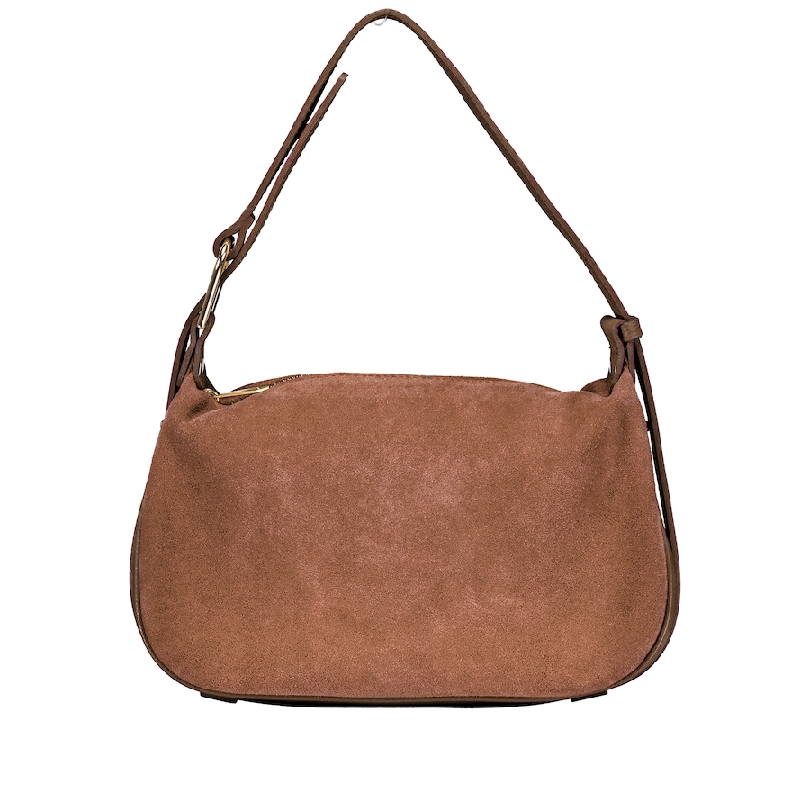 Hausfelder Manufaktur Umhängetasche Velours Taupe Damen