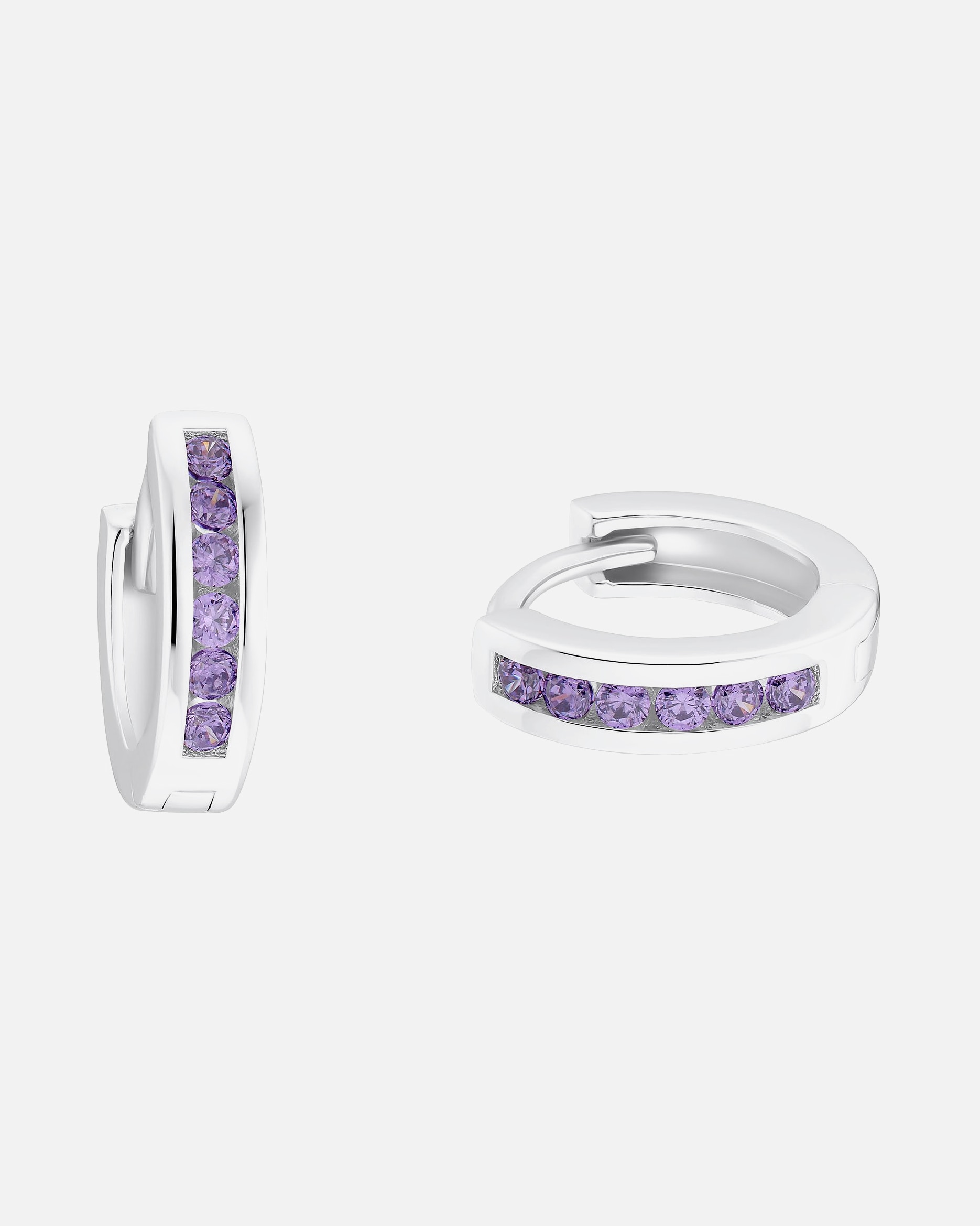 Ohrringe für Weiblich Prinzessin Lillifee Creolen 925er Silber lila