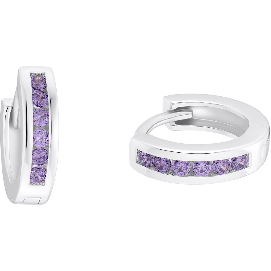 Prinzessin Lillifee Creolen 925er Silber lila Damen