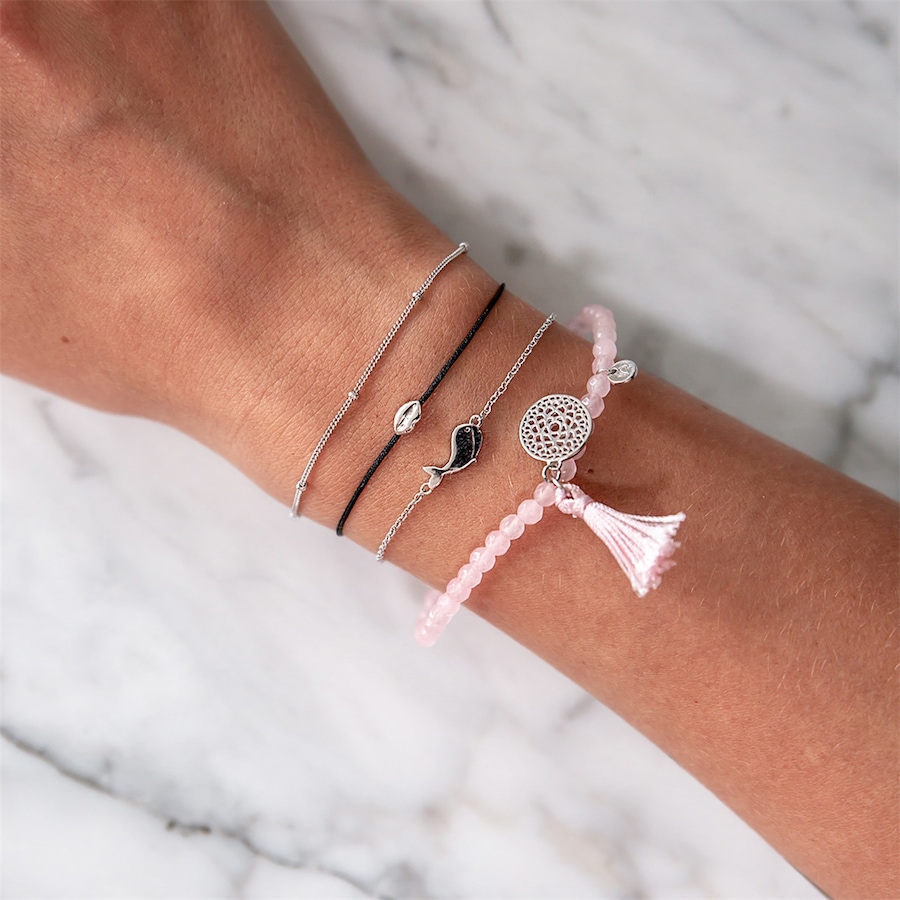 Glanzstücke München Armband Wal Sterling Silber in 17,0 cm Basislänge + 3,0 Verlängerung Damen