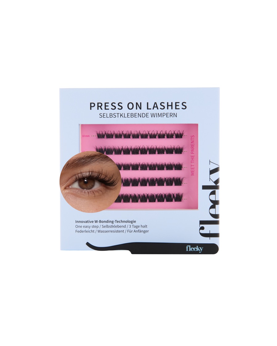 Fleeky Press-On Lashes Natural – natürlicher Look Meet the Parents