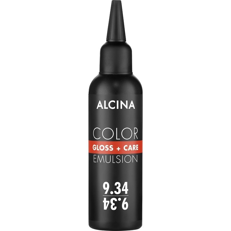 Alcina Gloss + Care Color Emulsion 9.34 Lichtblond-Gold-Kupfer 100 ml Hellbraun Damen