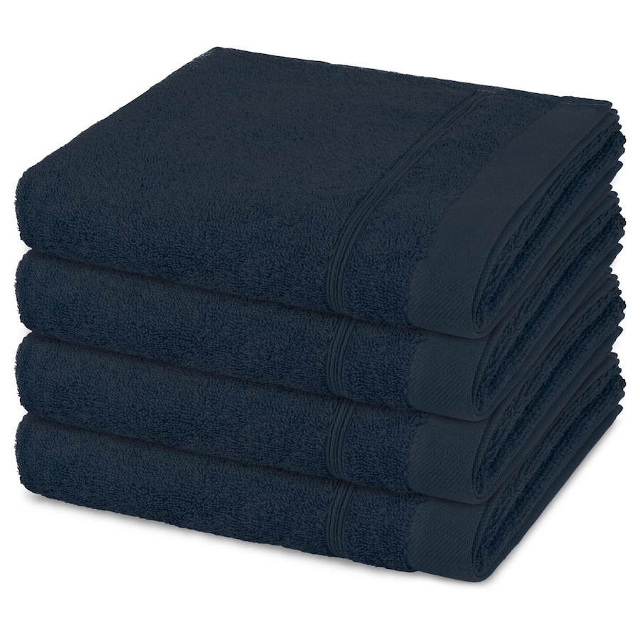 ROSS Handtuch-Set Rubin (4er Set) Denim Schwarz