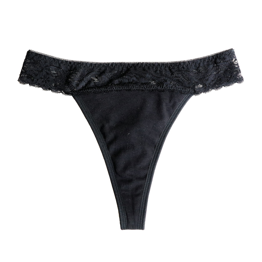 MYLILY Periodenunterwäsche - Tanga schwarz XL