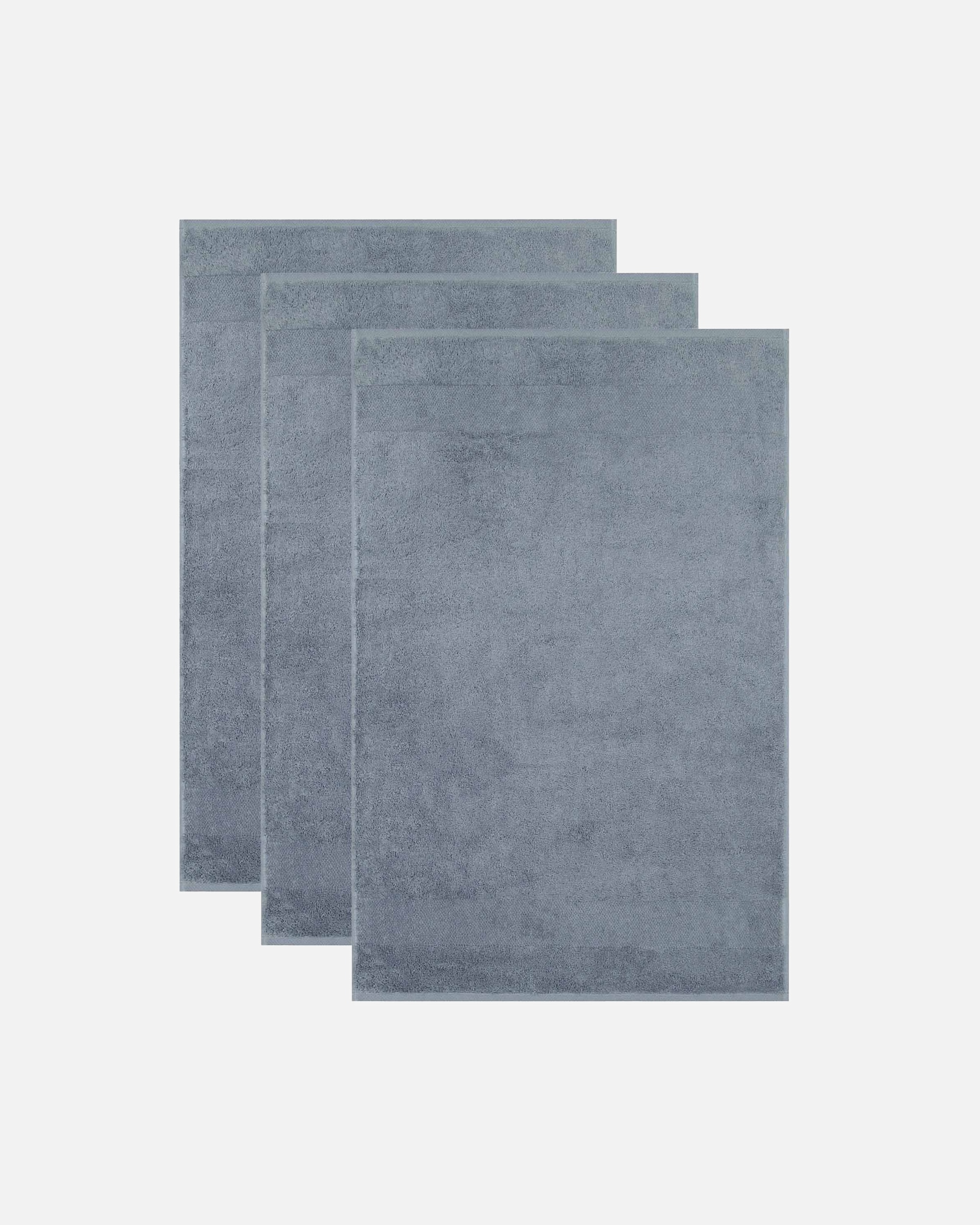 Handtuch für Unisex Villeroy & Boch Gästetuch 3er Pack 'Gästetuch One' Grau-Blau