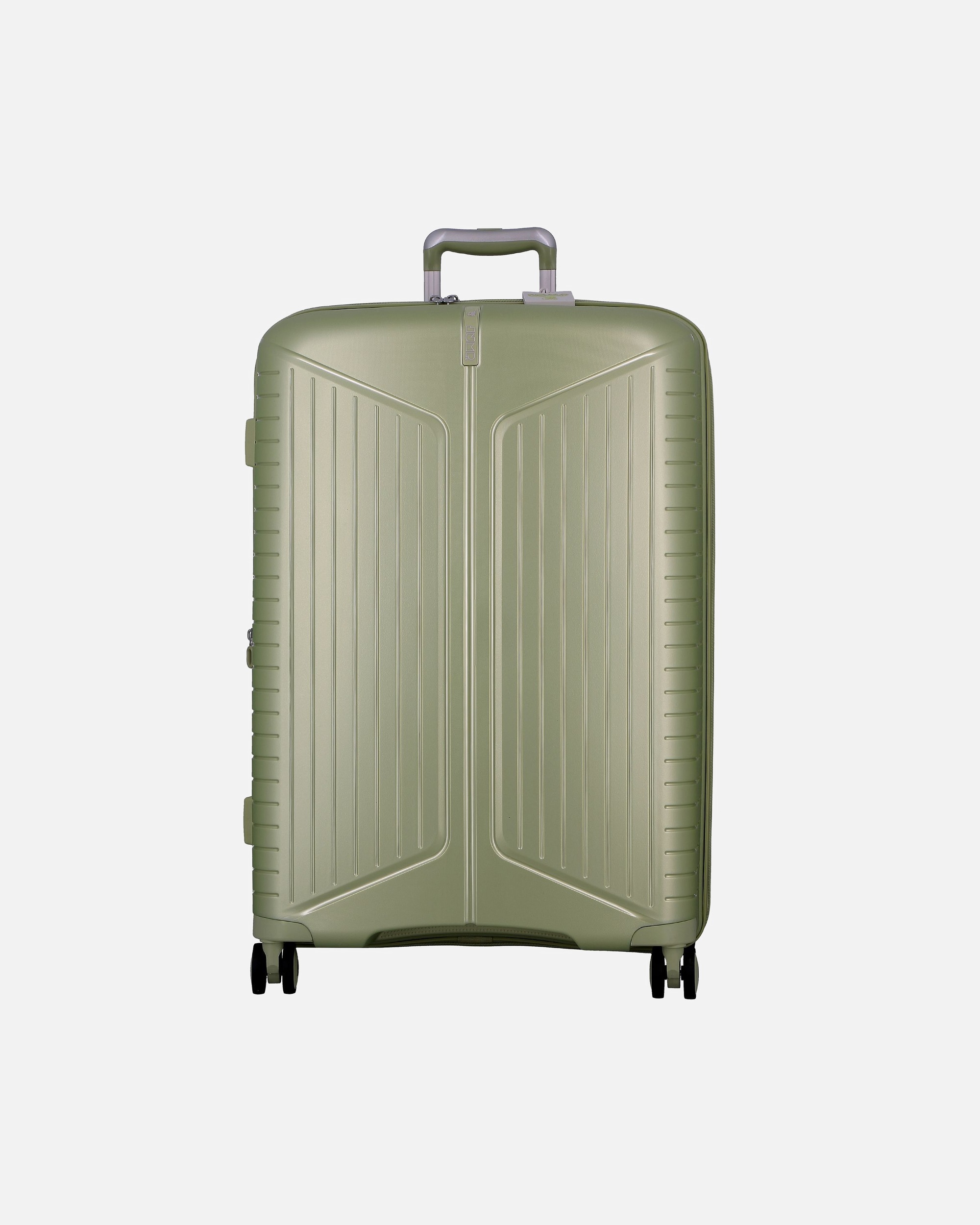 Koffer für Männlich Jump Evae 4 Rollen Trolley 76 cm mit Dehnfalte vert clair