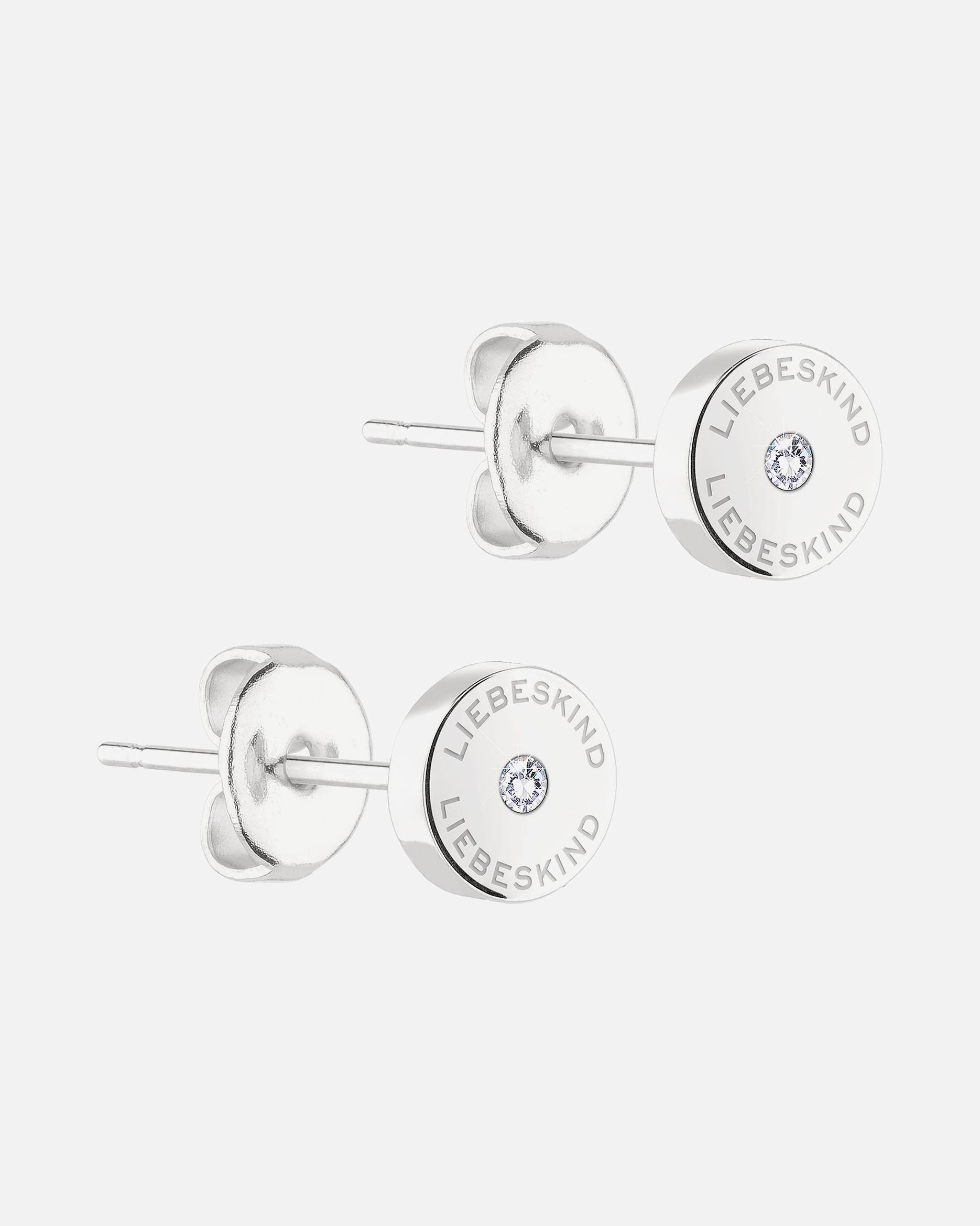 Ohrringe für Weiblich Liebeskind Ohrstecker Edelstahl silber